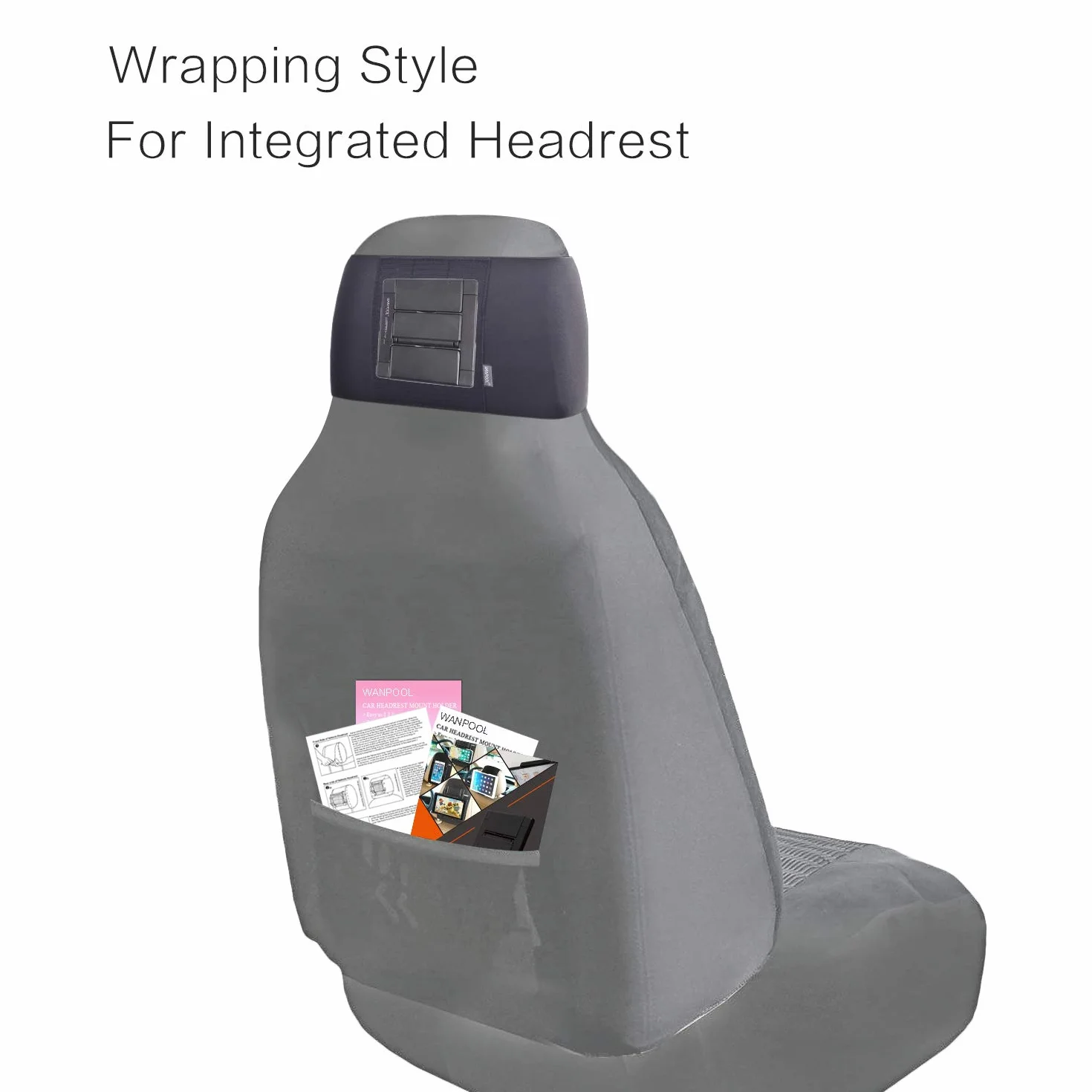 Soporte para reposacabezas de vehículo, para tabletas y teléfonos con Pantallas de 5 a 10,5 Pulgadas, Compatible con iPhone iPad Air Mini, Samsung Galaxy, Nintendo Switch
