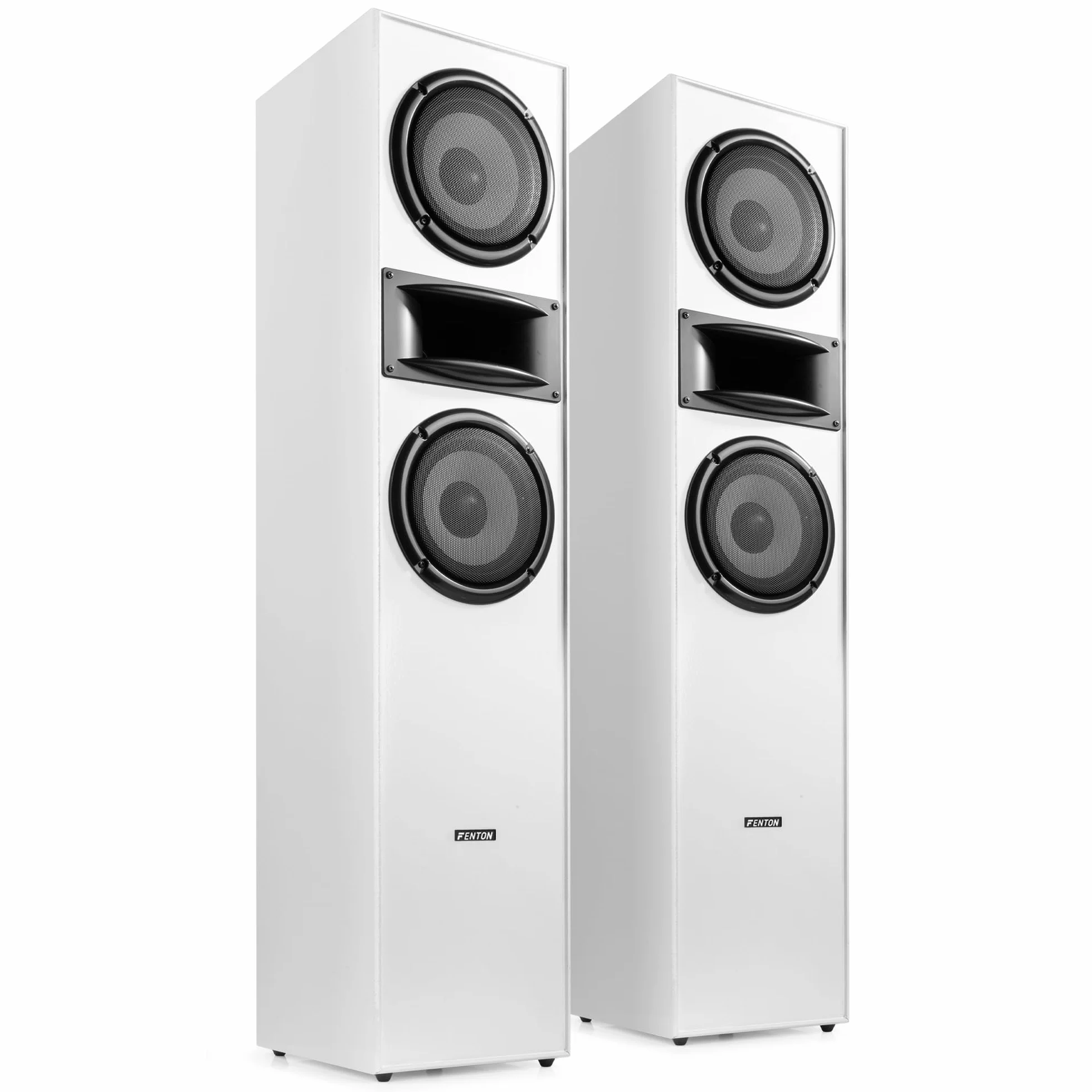 Fenton SHF700W Altavoz HiFi Columna 400 Wmax 2 x 6,5" 3 vías Blanco