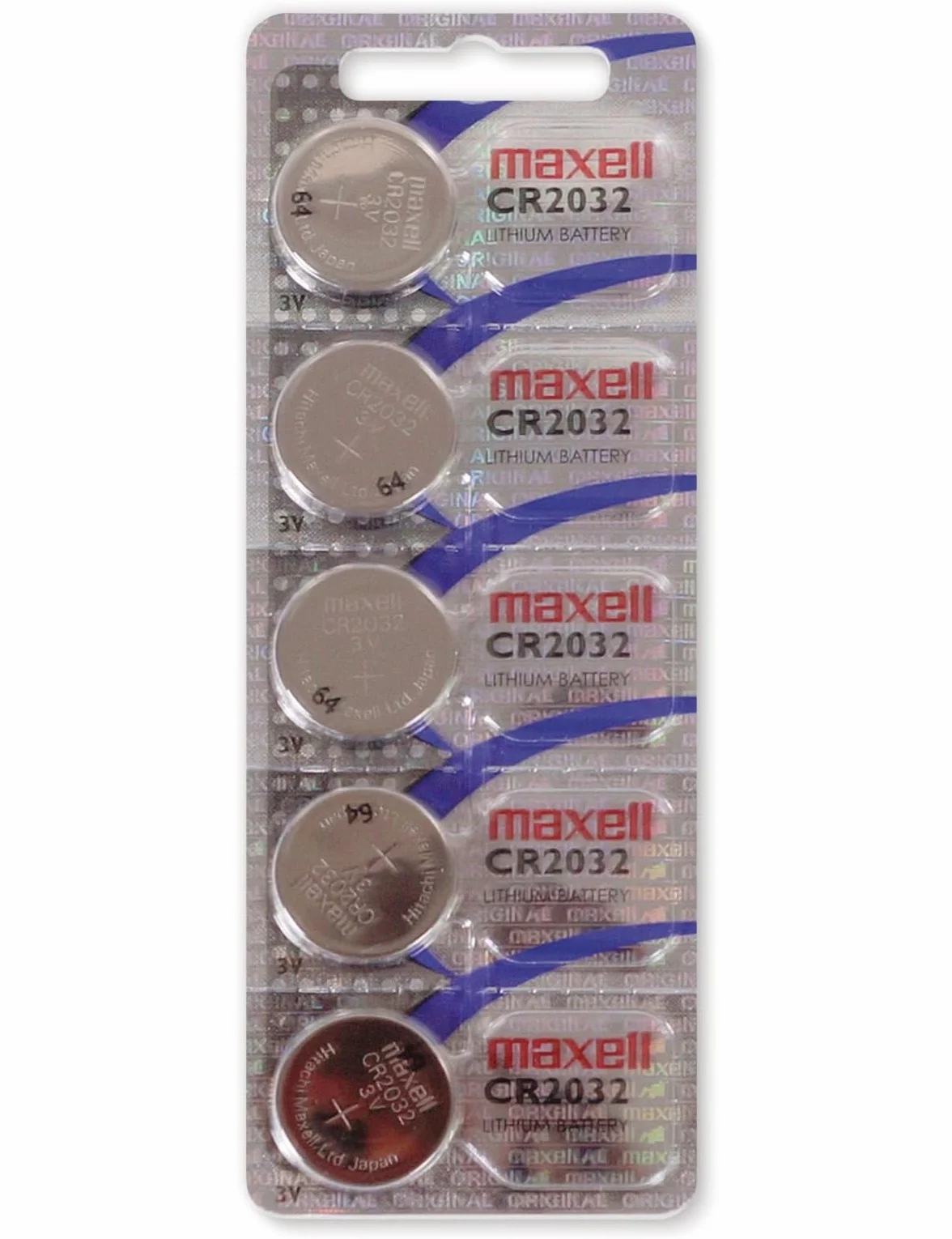 Maxell CR-2032 Pila Boton Litio Blister 5 sztuk