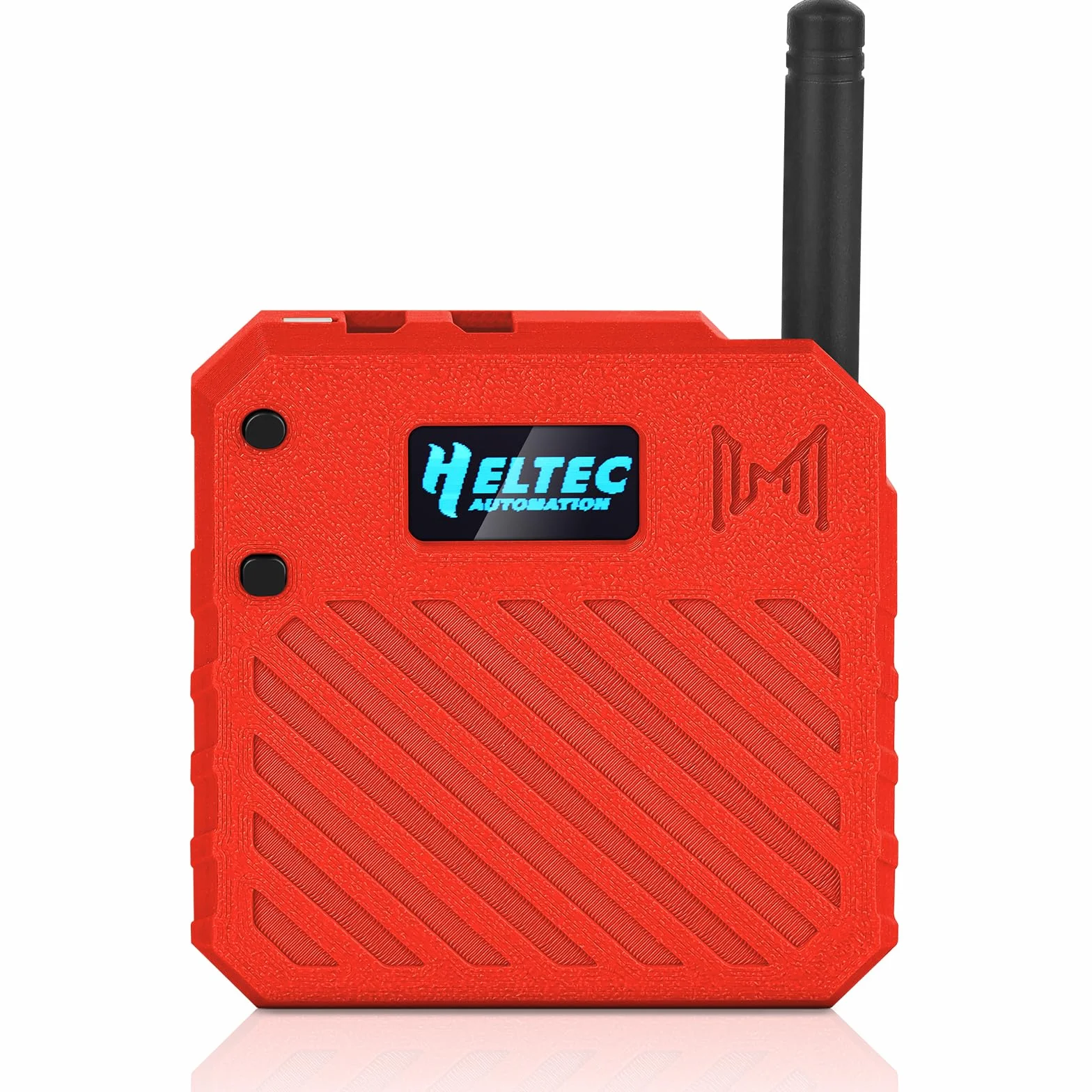 Carcasa Heltec V3 ESP32 LoRa placa de desarrollo con conector antena interfaz tipo C rojo