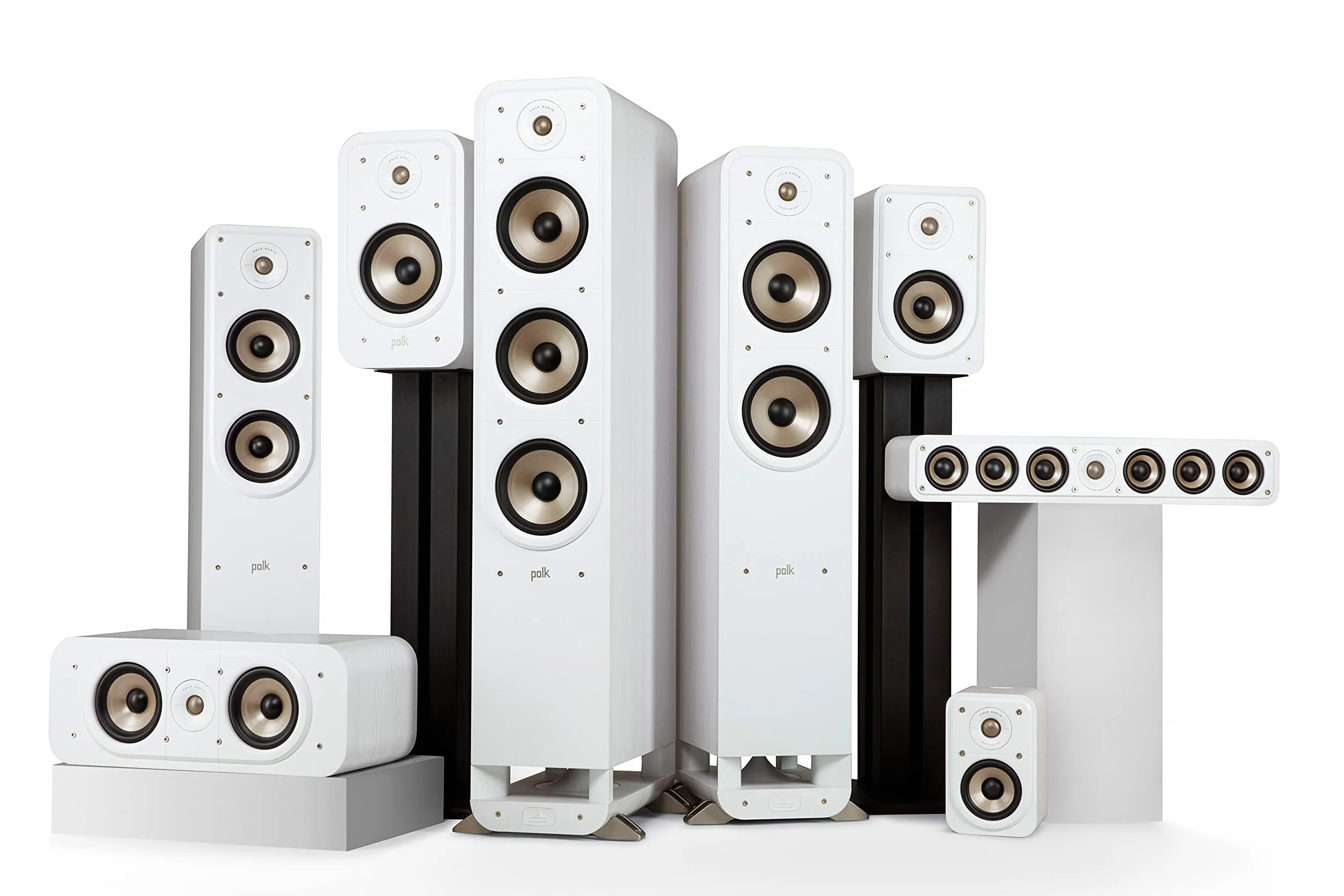 POLK AUDIO Signature Elite ES50 Altavoz de Suelo Hi-Fi, Blanco