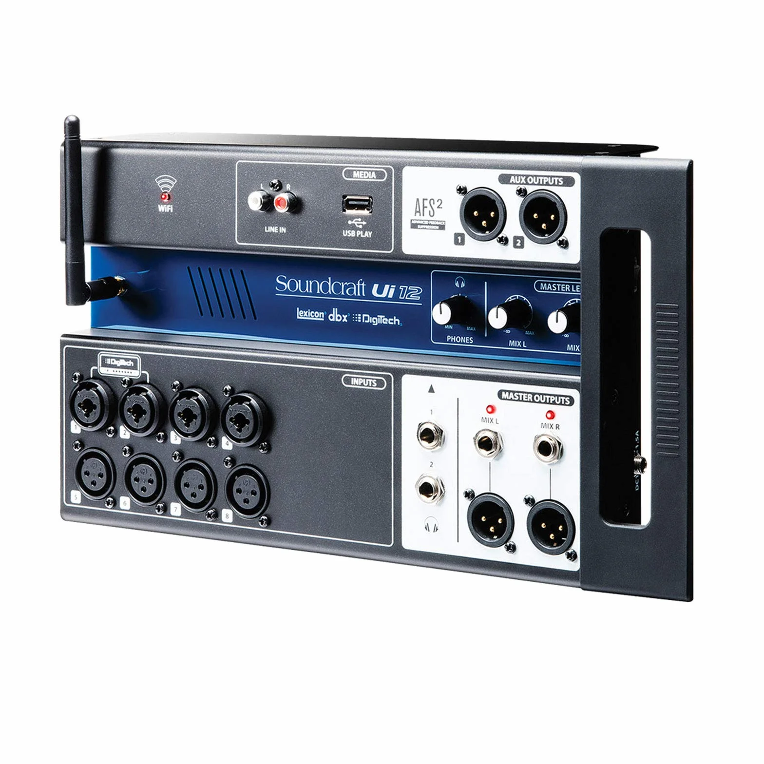 Souncratf Ui12 - Mezclador de 12 canales