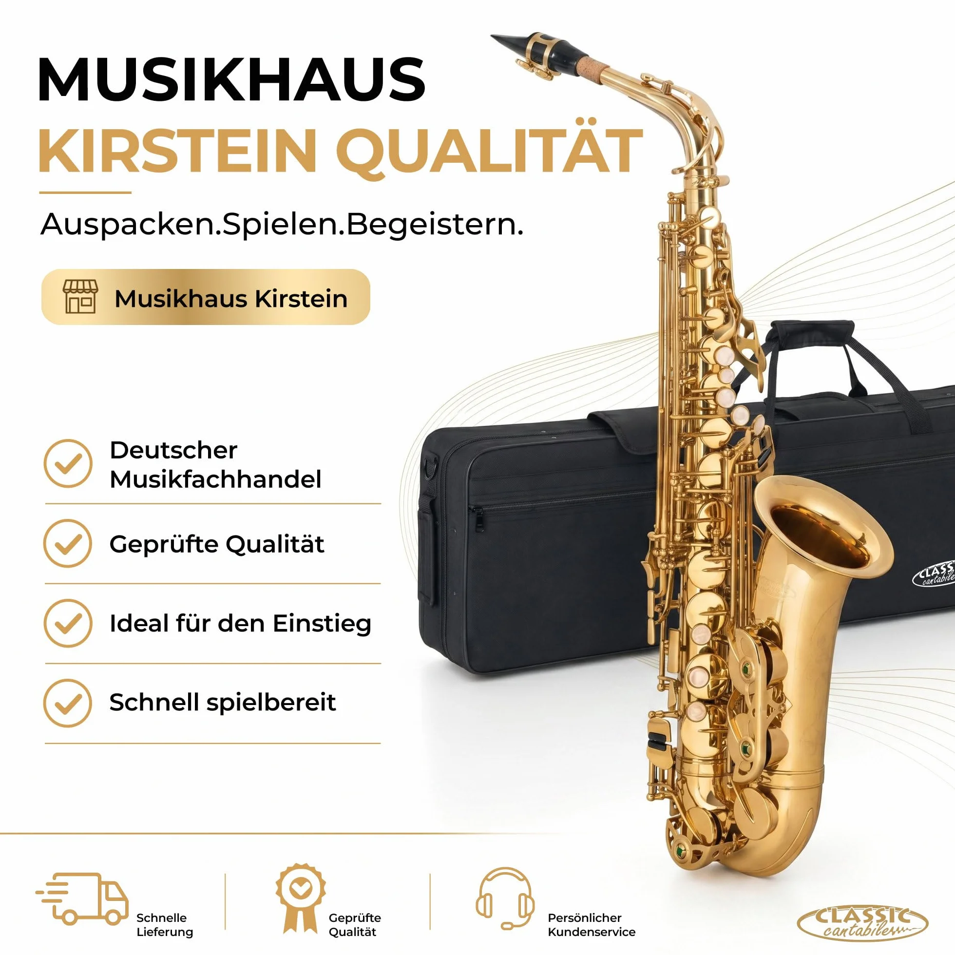 Classic Cantabile Winds AS-450 Eb saxófon alto