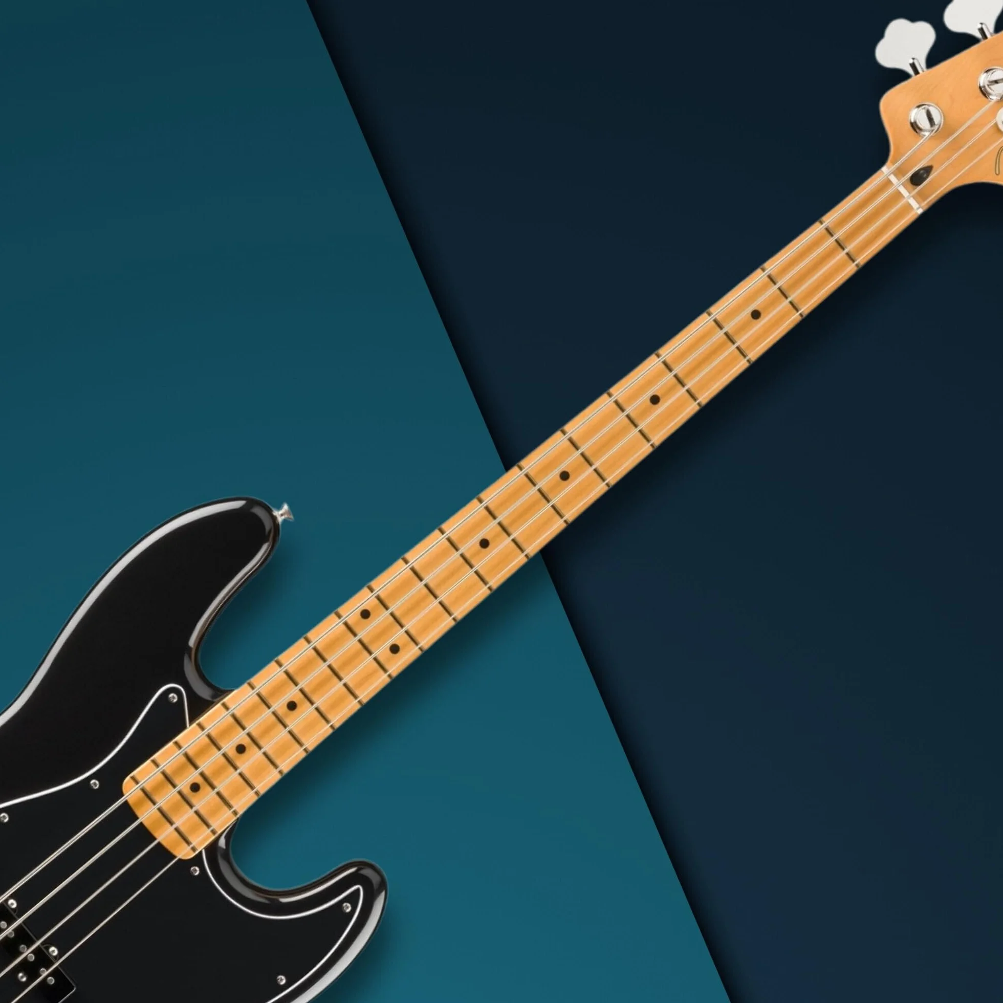 Fender Player II Jazz Bass - Negro con diapasón de arce