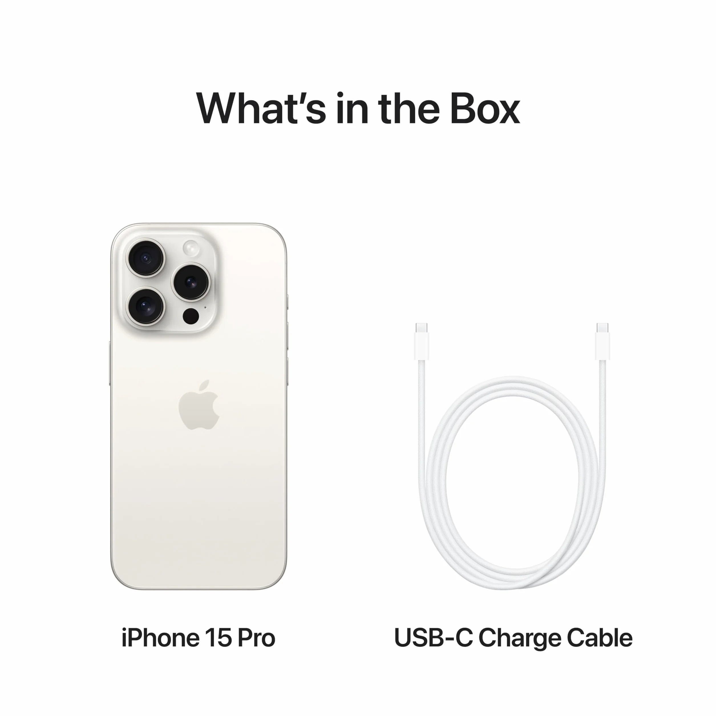 Apple iPhone 15 Pro 128 GB Titanio Blanco Reacondicionado