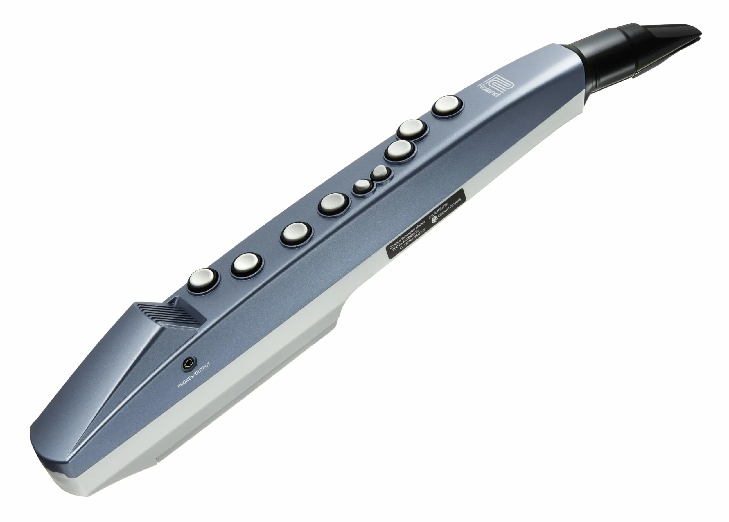 Roland AE-01 Aerophone mini | Instrumento de viento digital compacto | Fácil de aprender | 6 fantásticos sonidos incorporados | Altavoz integrado | Conectividad con auriculares