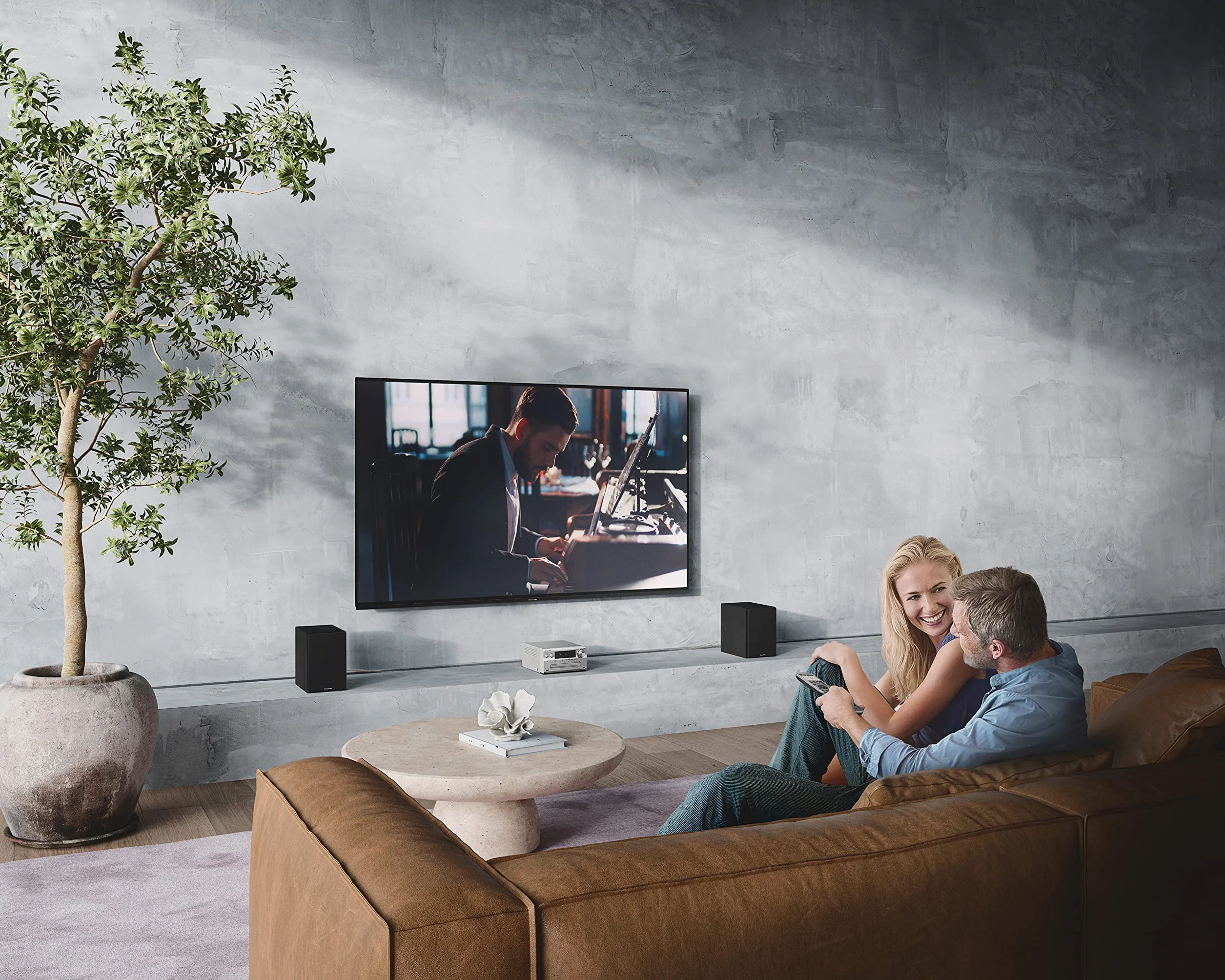Technics SC-PMX802E-S Sistema Hi-Fi Premium con Radio DAB, Reproductor CD, Alta Resolución, Chromecast, Bluetooth, AirPlay 2, Altavoces 3 Vías, Plateado