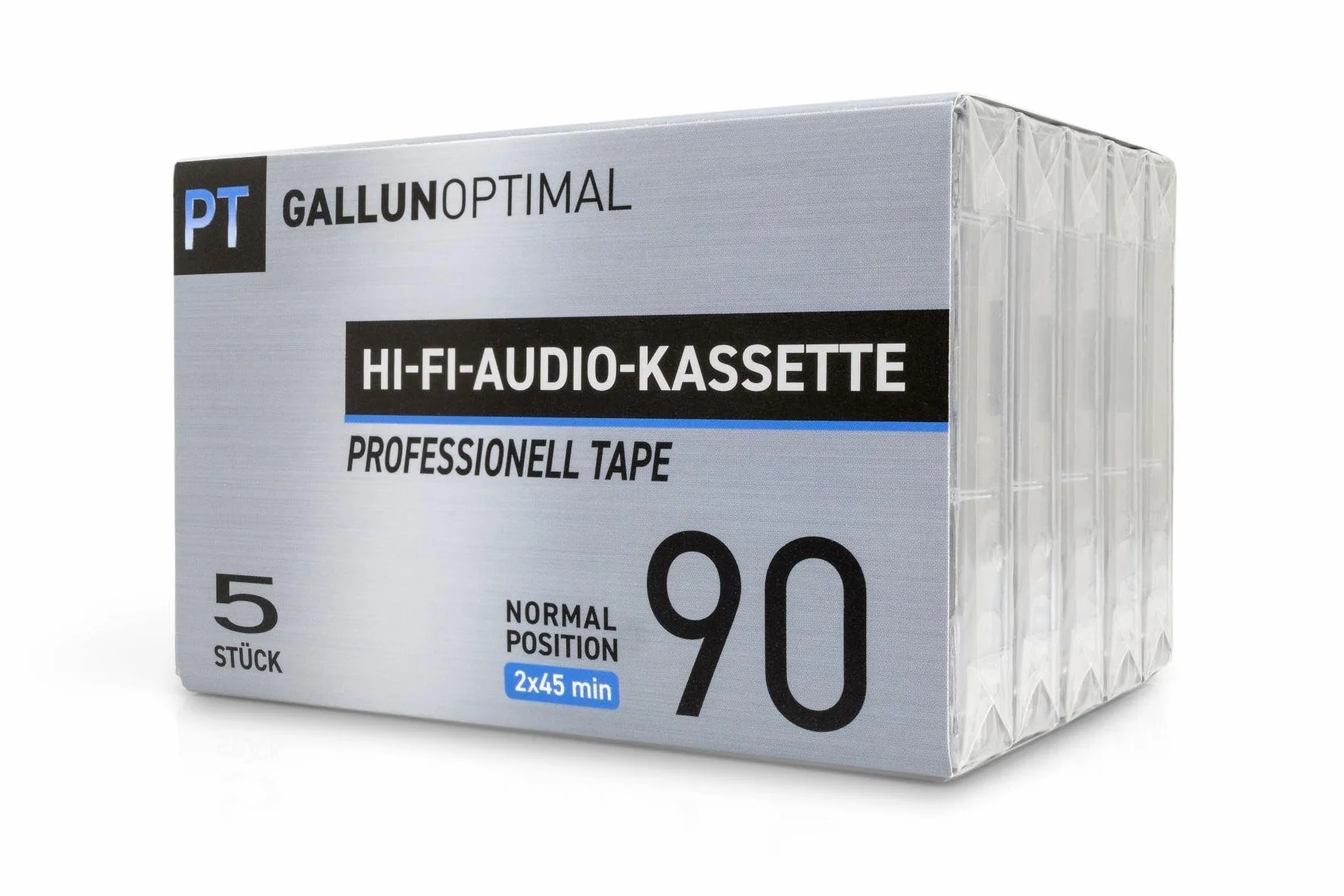 PT90 Casetes de Audio 90 min