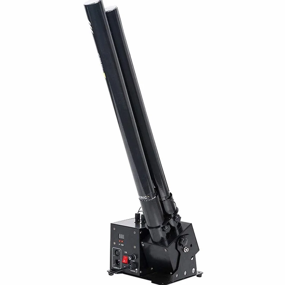 Ambiente Edificio DMX Máquina de Confeti Profesional Lanzador de Cañón de Confeti Lanzador de Confeti Control Remoto Manual Profesional de Tiro Usado para Bodas Vacaciones Halloween Navidad Suministro