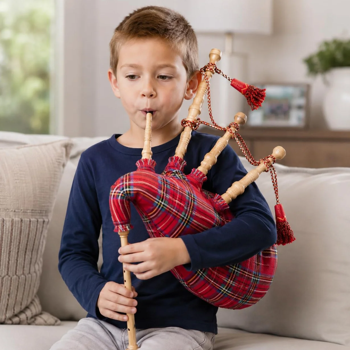 McWilliams Gaita en miniatura, gaita para principiantes, juguete de regalo (irlandés)