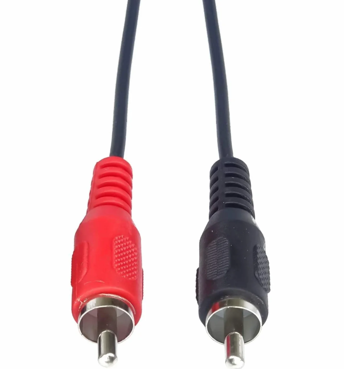 PremiumCord Cable Jack a RCA Y 5m, Clavija Jack 3.5mm a 2X Clavijas RCA, Audio Estéreo, para Cámara Digital, TV, Celulares, MP3, HiFi, Color Negro
