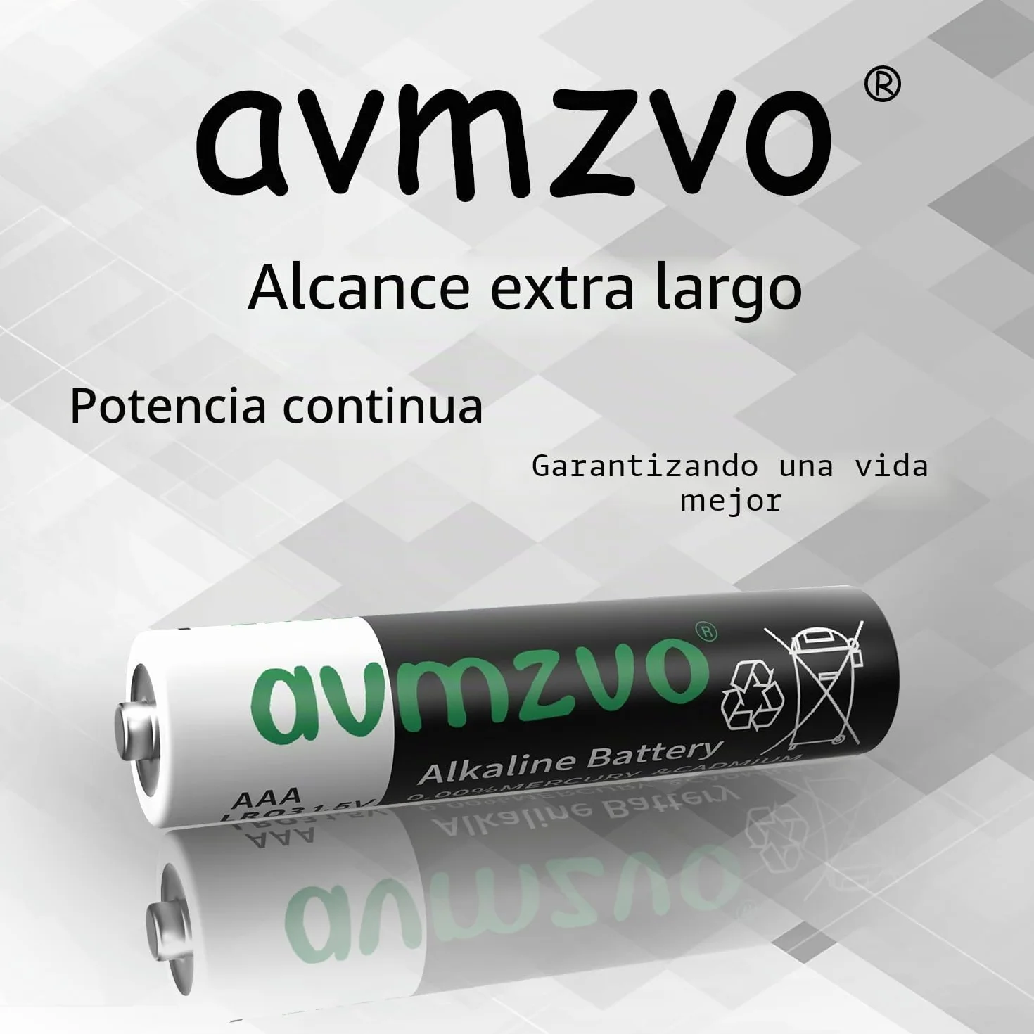 Pilas AAA LR03 Alcalinas 1,5 V, 12 Unidades