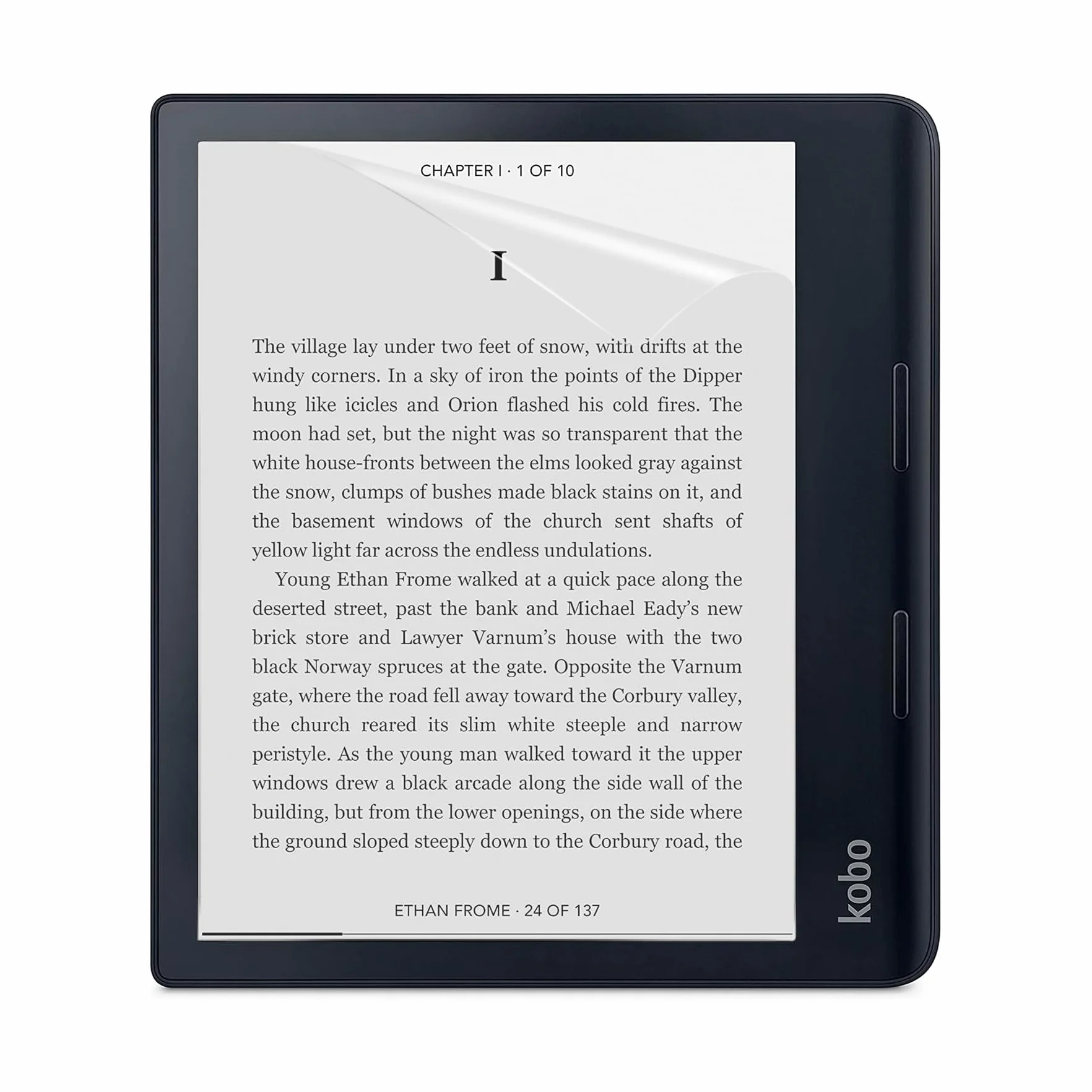 2-Pack Anti-Glare Matte Screen Protector for 8" Kobo Sage, Full Coverage Premium PET Film