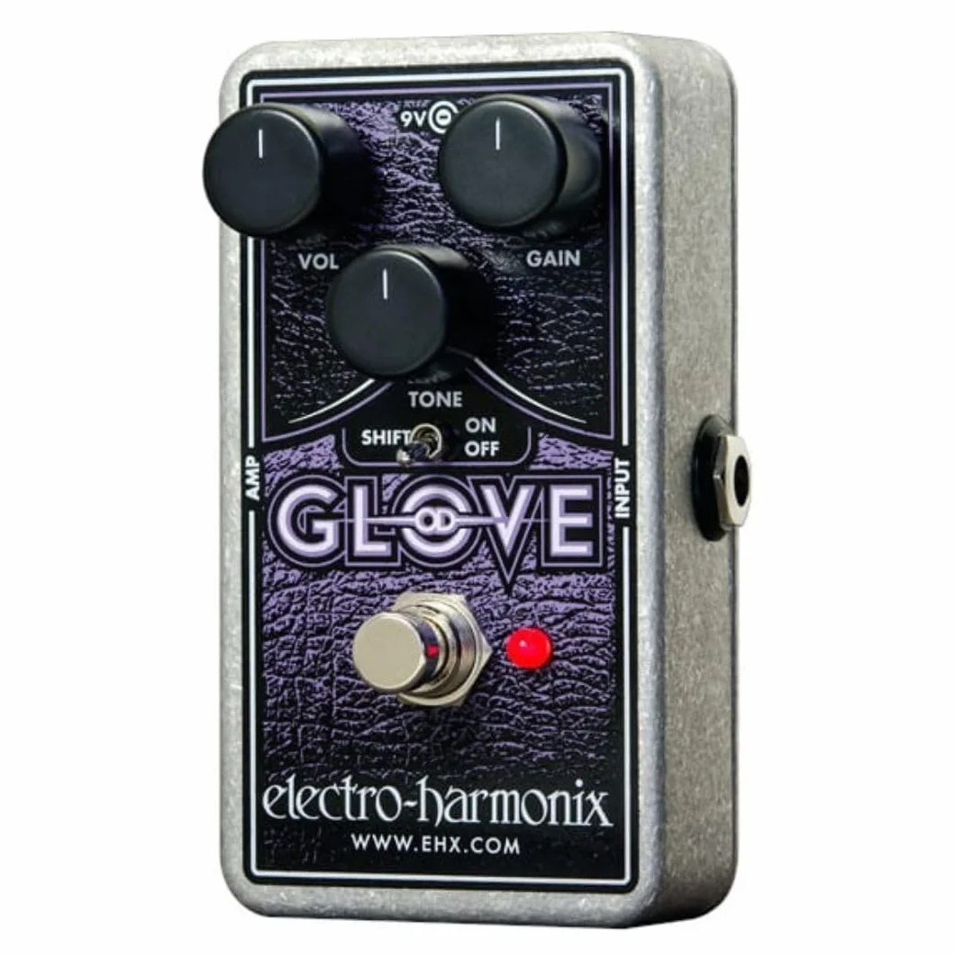 electro-harmonix ODGLOVE - Pedal de distorsión para guitarra, color plateado
