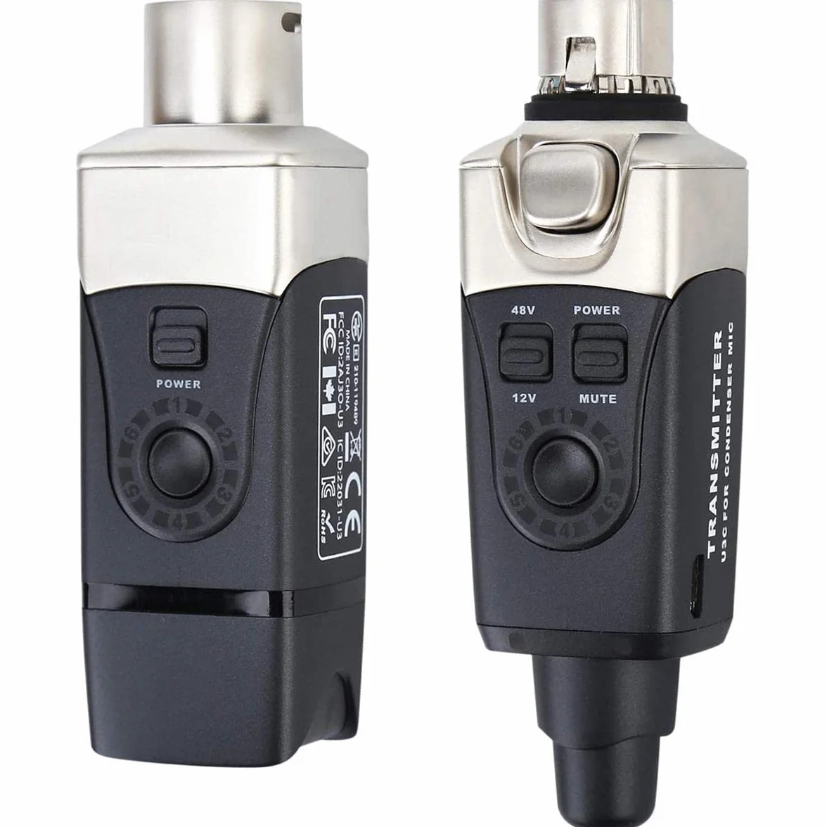Xvive U3C Sistema inalámbrico Profesional para micrófonos de Condensador, con emisor y Receptor.