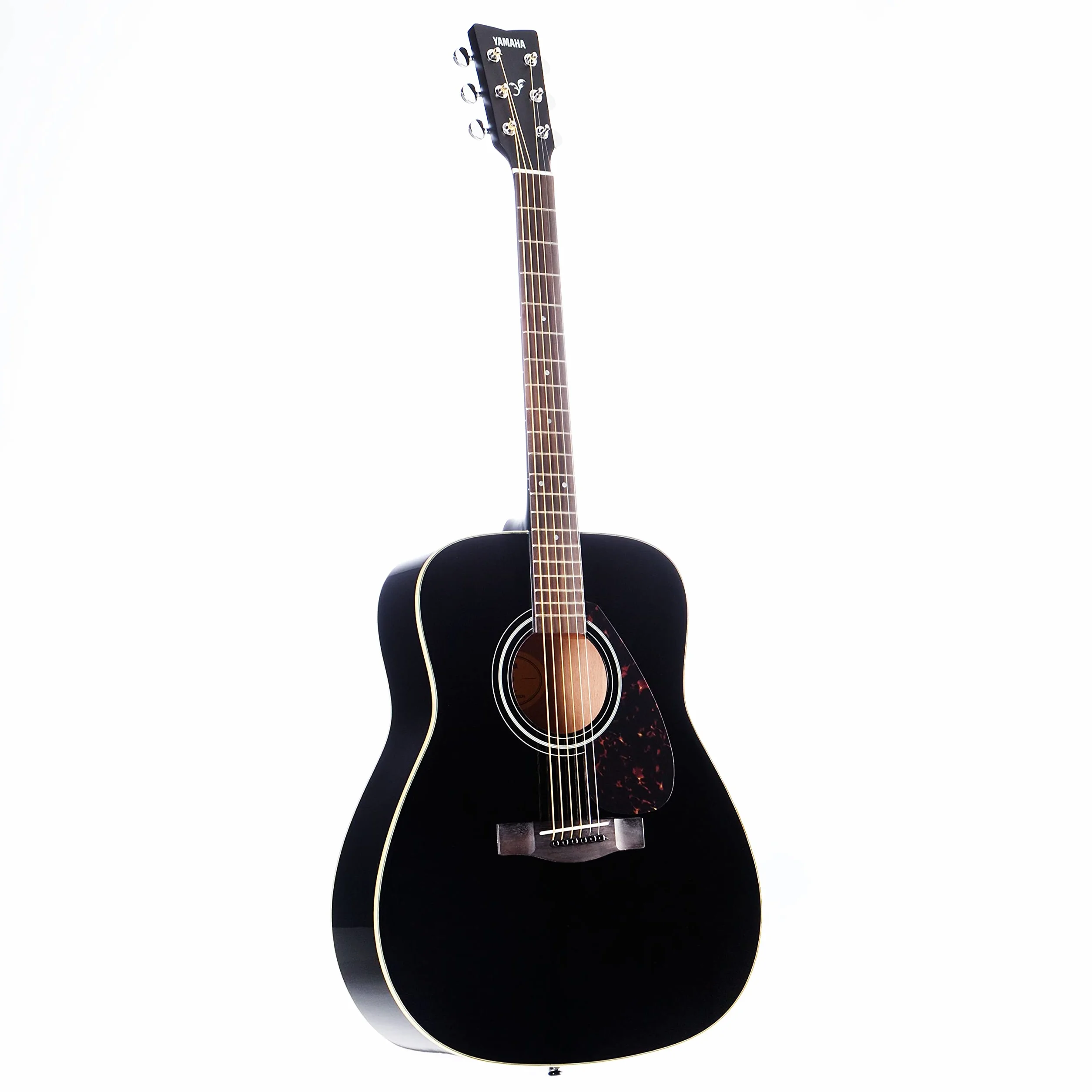 Yamaha F370 Guitarra Acústica Guitarra Folk 4/4 de madera, escala 634 mm, 25 pulgadas, 6 cuerdas metálicas, Color Negro