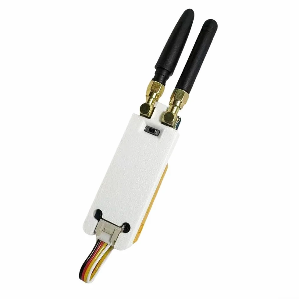 Para M5Stack para módulos IoT ESP32 2 en 1 RF Board CC1101 NRF24 Módulo dual con carcasa Interruptor conmutable para StickC PLUS2 Bruce firmware necesario para comunicación inalámbrica (Without)