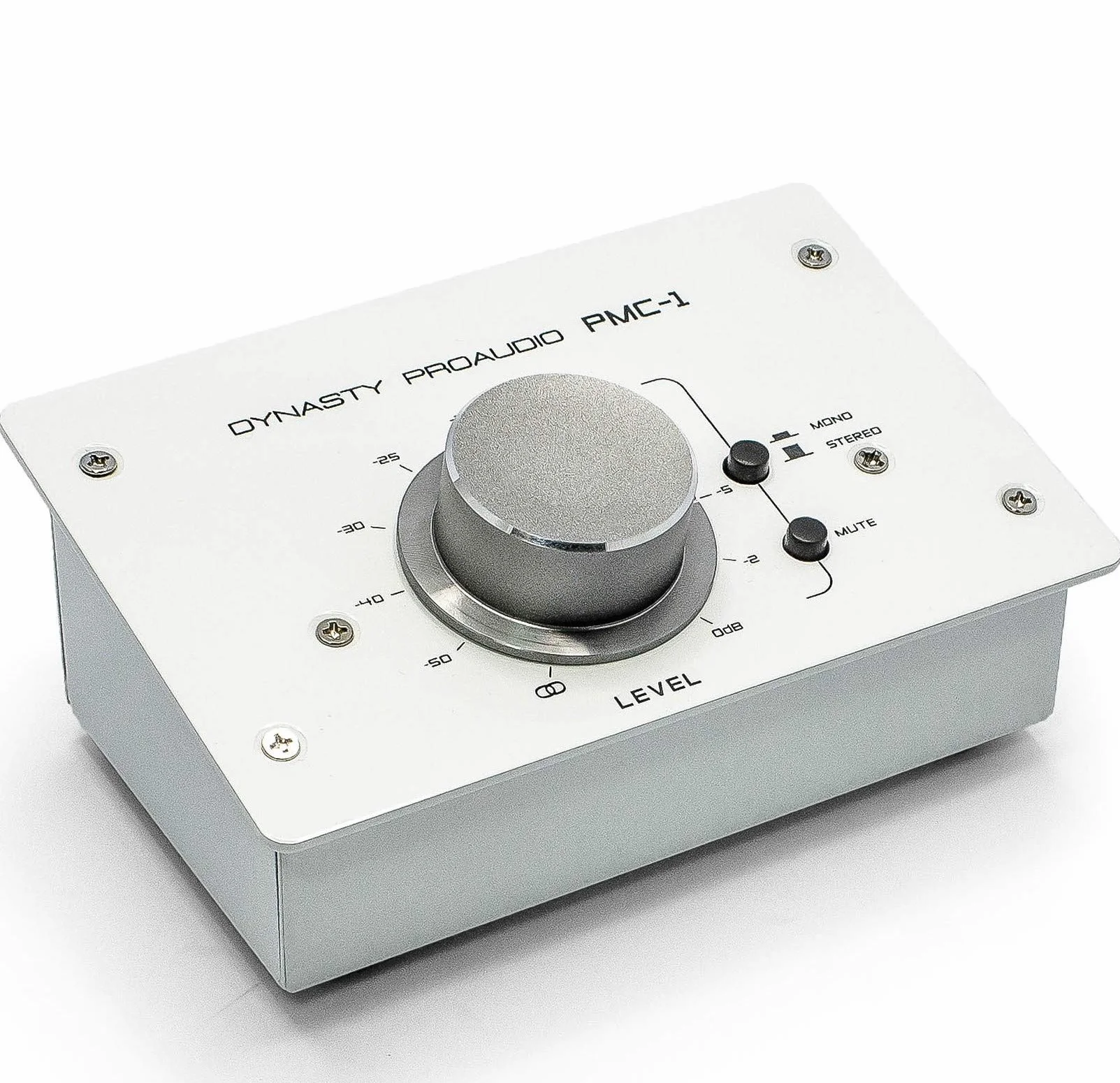 DYNASTY PROAUDIO PMC-1 - Controlador de volumen para monitor estéreo pasivo con gran perilla de volumen para ajustes de nivel extremadamente precisos