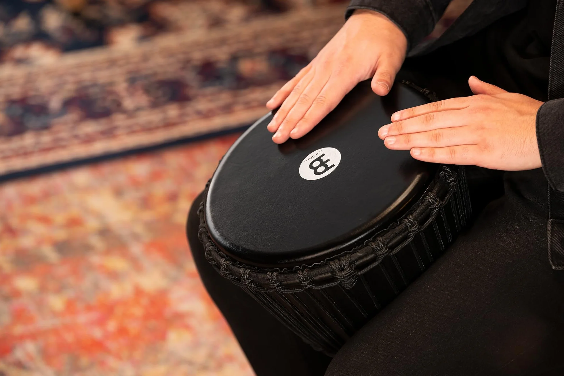MEINL Percussion Travel Series - Yembé, piel de cabra negra de 10"