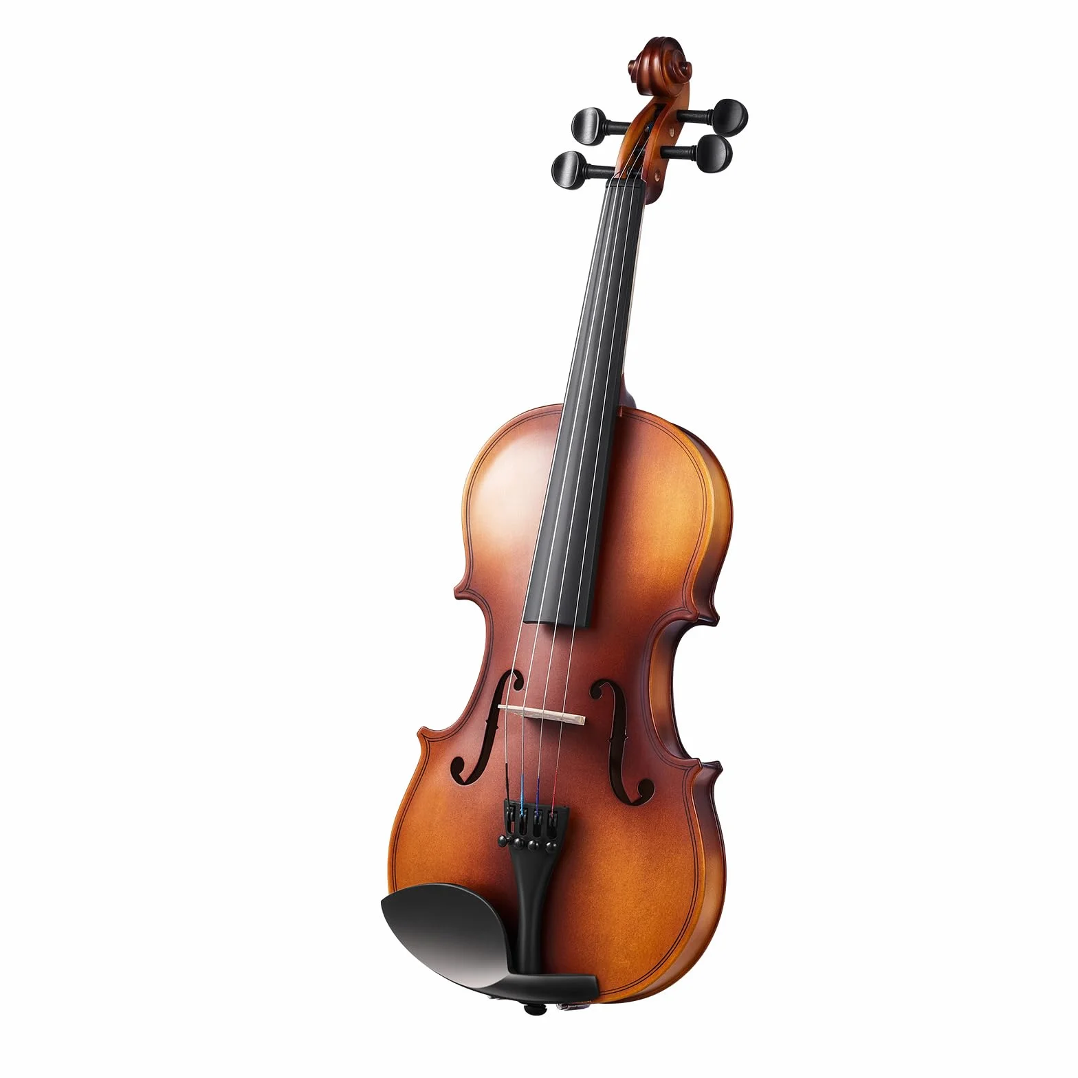 VEVOR Violín de 355 mm de Tamaño Completo, Kit de Violín con Estuche Rígido, Resina, Arco, Hombrera, Puente, Afinador y Cuerdas Adicionales, Instrumento Musical Profesional para Estudiantes, Marrón