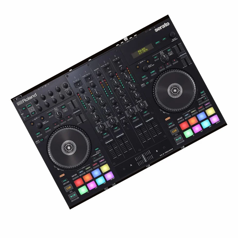 Controlador de DJ Roland DJ-707M — Una consola de sonido con livestreaming integrado