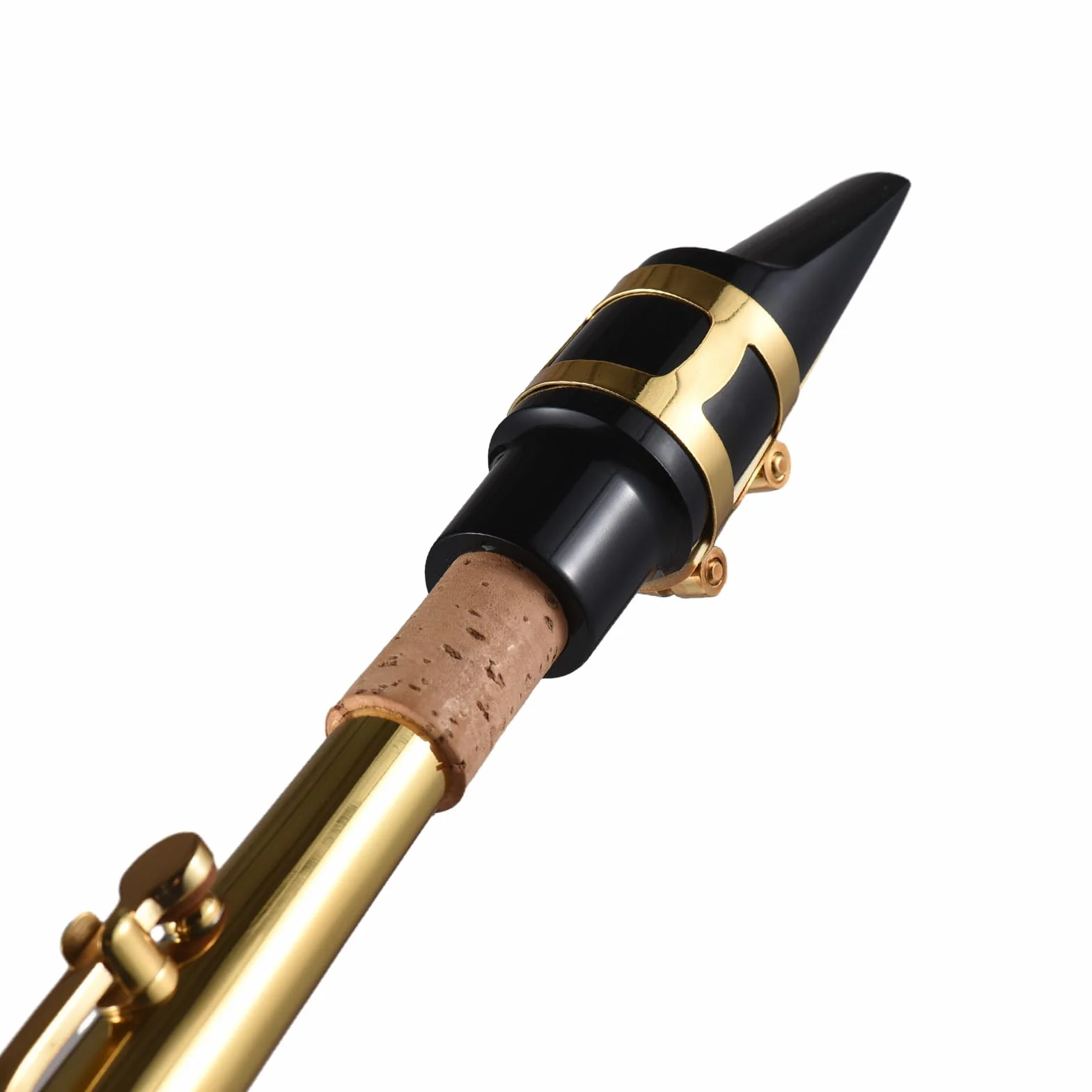 HUIOP Saxofón,Mib Saxofón alto Latón Lacado Saxofón alto Instrumento de viento con estuche de transporte Guantes Correas Paño de limpieza y cepillo Cañas silenciadoras para saxofón Almohadilla para bo