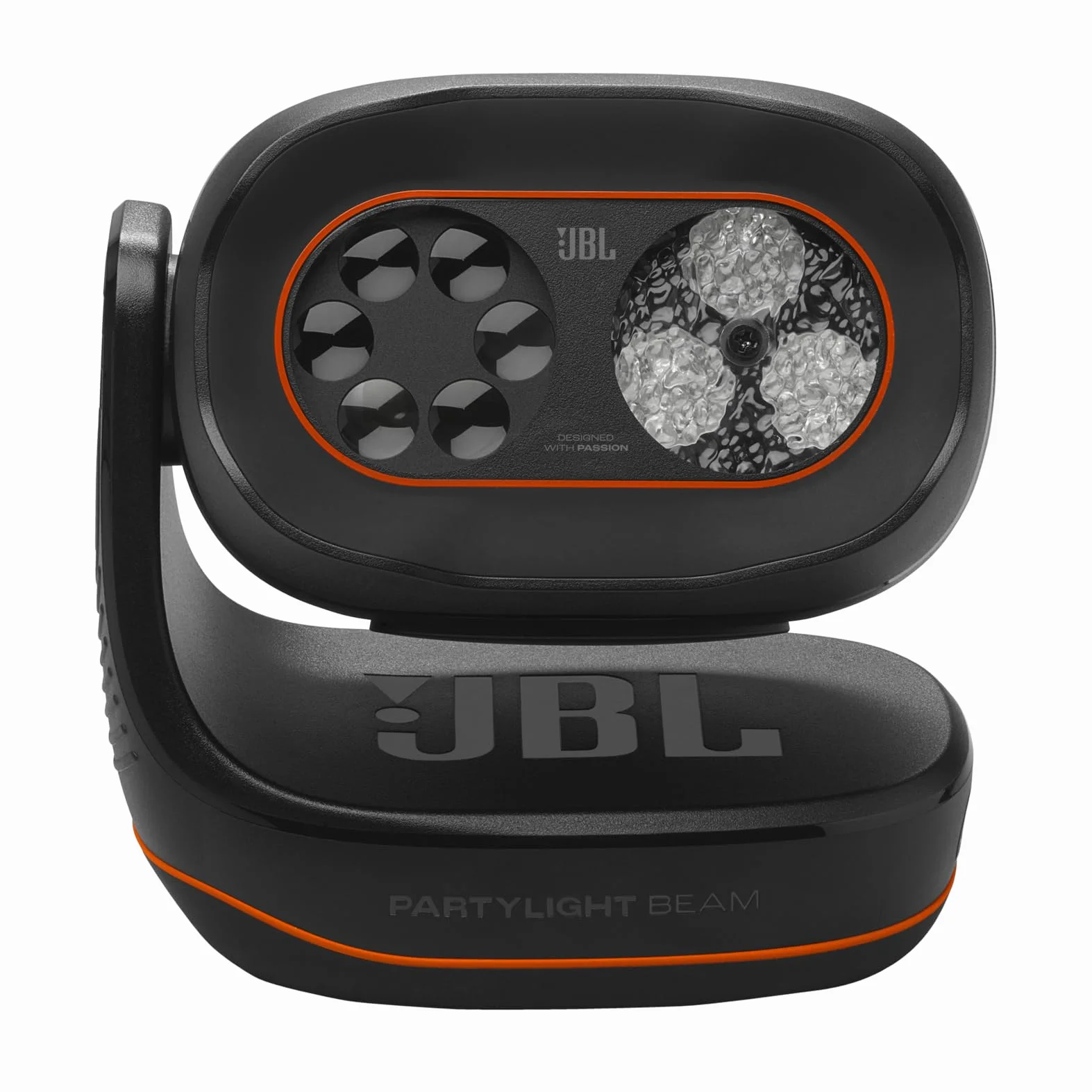 JBL PartyLight Beam - Proyector de luz LED RGB Bluetooth para altavoces PartyBox, decoración de habitaciones, habilitado para Auracast, 0,92 kg
