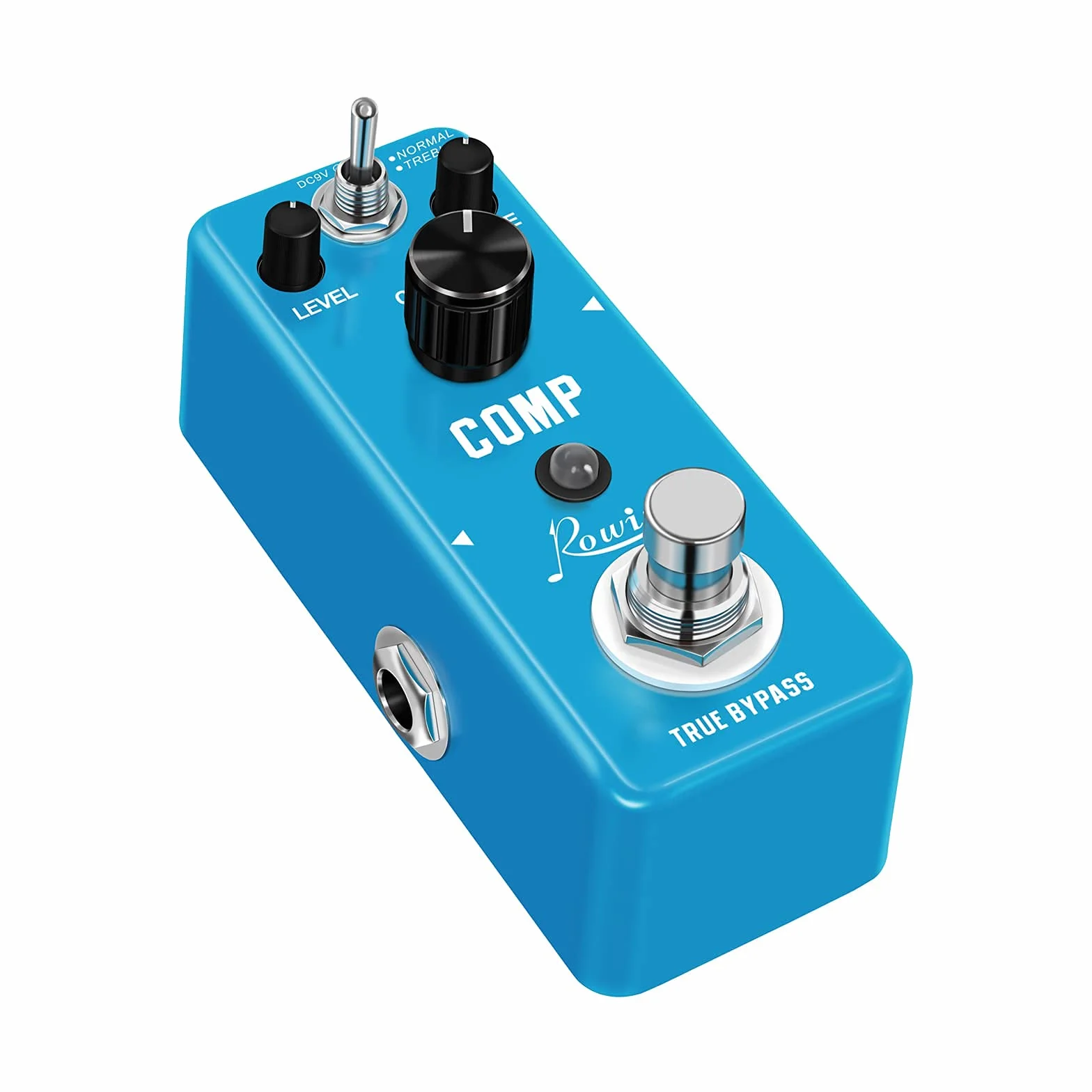 Rowin Pedal compresor para guitarra para True Bypass analógico, efectos de compresión Ultimate Comp para guitarra eléctrica