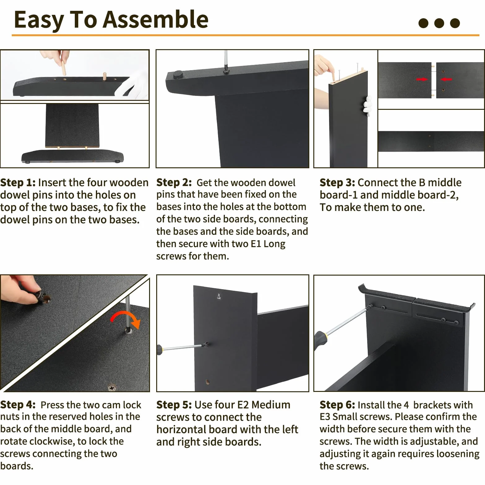 Soporte universal para teclado de piano de 76/88 teclas, soporte de madera compatible con YMH P Series, CSO PX Series, RLD FP Series, teclados de pianos digitales 2 en 1 (negro, M)