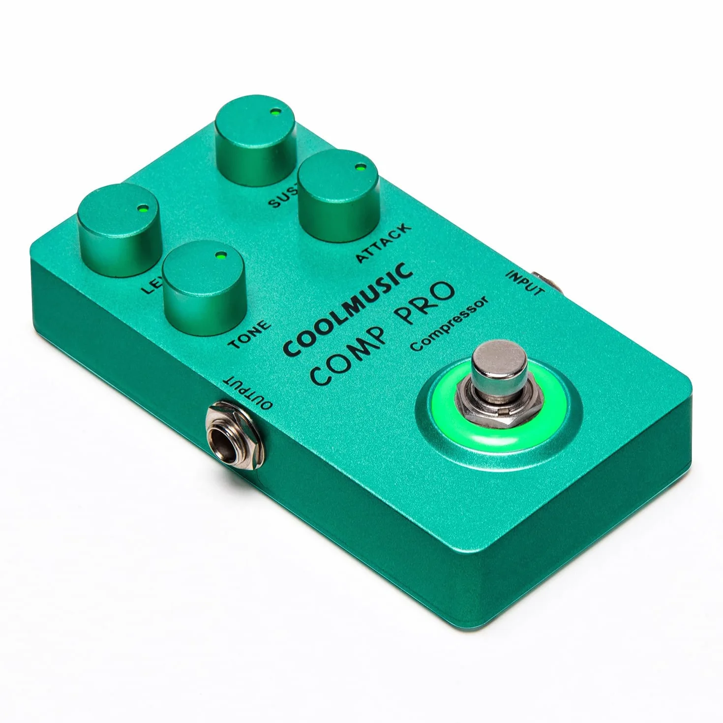 Coolmusic C-CS01 Pedal de compresor, pedal de guitarra Comp Efecto de compresión Guitarra eléctrica y bajo True Bypass