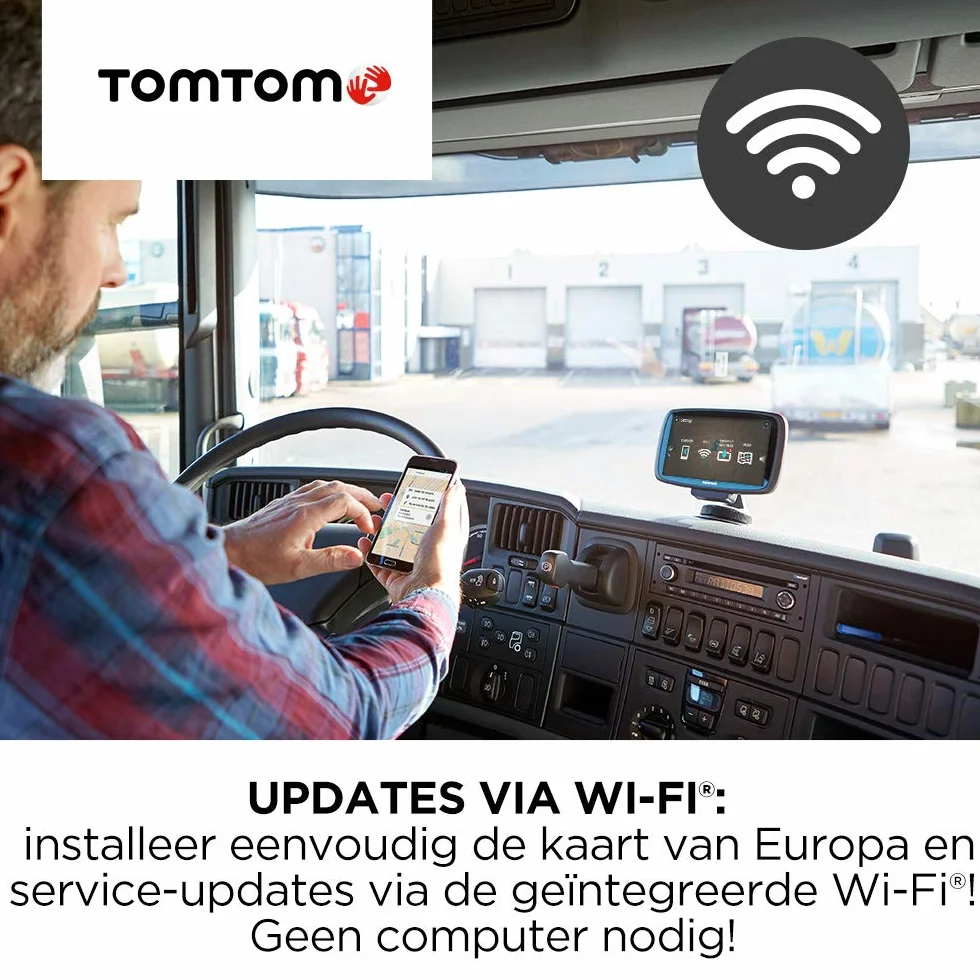 TomTom GO Professional 620 6 Pulgadas Navegación para Vehículos Grandes, Negro
