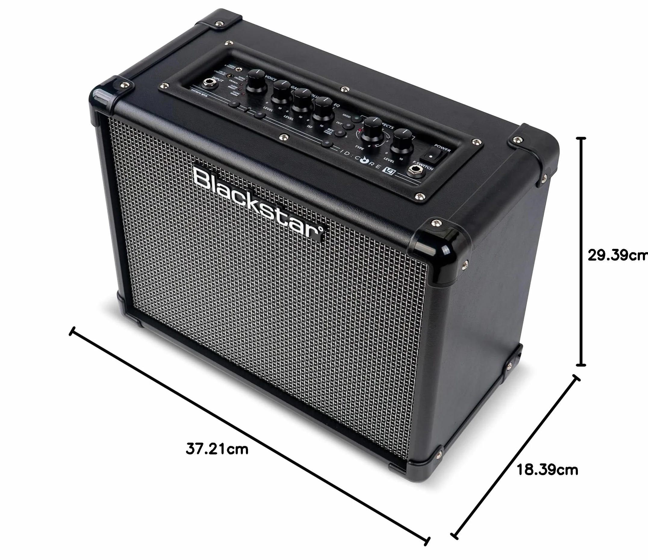 Blackstar ID Core 20 v4 Electric Guitar Combo Amplifier with Built-In Effects/Tuner and Line-In/Streaming Input & Direct USB-C Recording & 1 Watt Power Reduction
