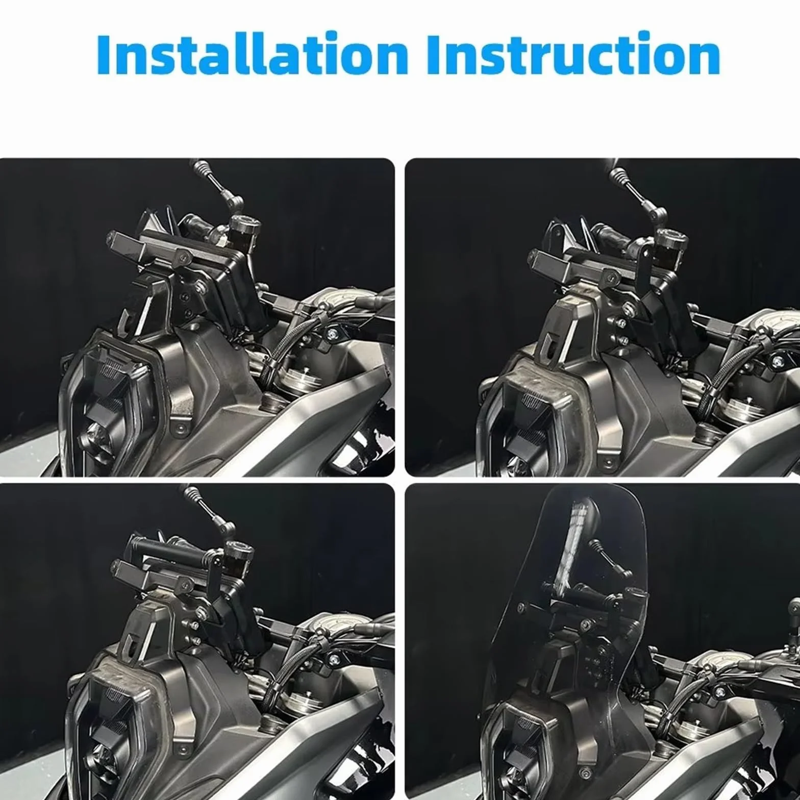 Soporte Navegación Barra De Extensión De 22 Mm para QJMOTOR SRT600 QJ Moto 600 SRT 600 Xiao 600 2024 Y 2025 Soporte para Teléfono Móvil con Navegación GPS.