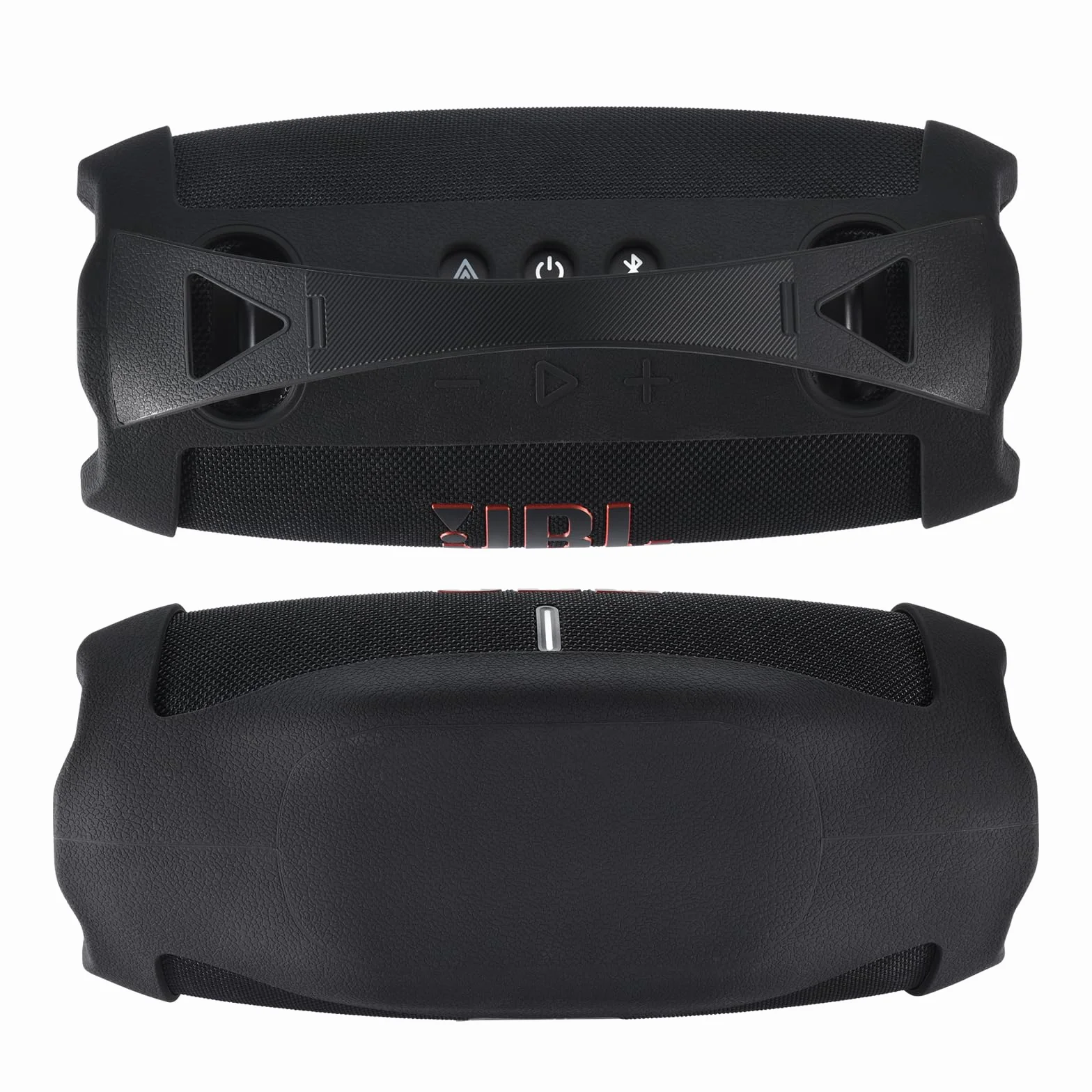 Funda de Silicona para JBL Xtreme 4, Altavoz Bluetooth portátil,Xtreme 4 Estuche de Viaje Portátil Protector Piel Bolsa de Transporte(Negro)