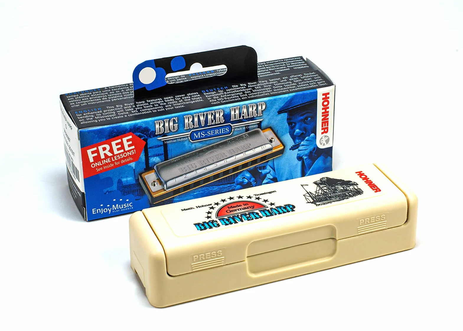 Hohner Big River Harp C Harmonica HOM590017