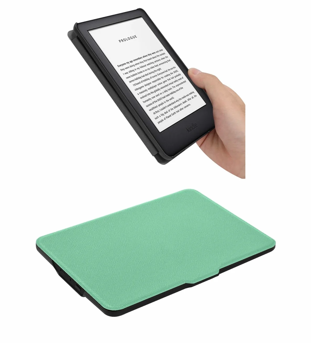 Funda Antideslizante para Kindle Paperwhite de 6 Pulgadas 7ª/6ª/5ª Gen 2015/2013/2012 PU