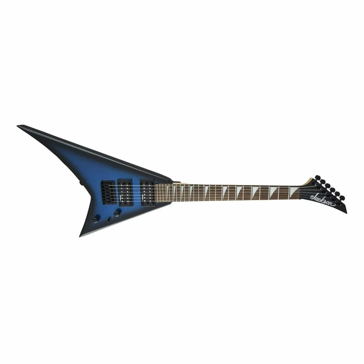 Jackson JS Series RR Minion JS1X Electric Guitar, Amaranth Fingerboard, Metallic Blue Burst