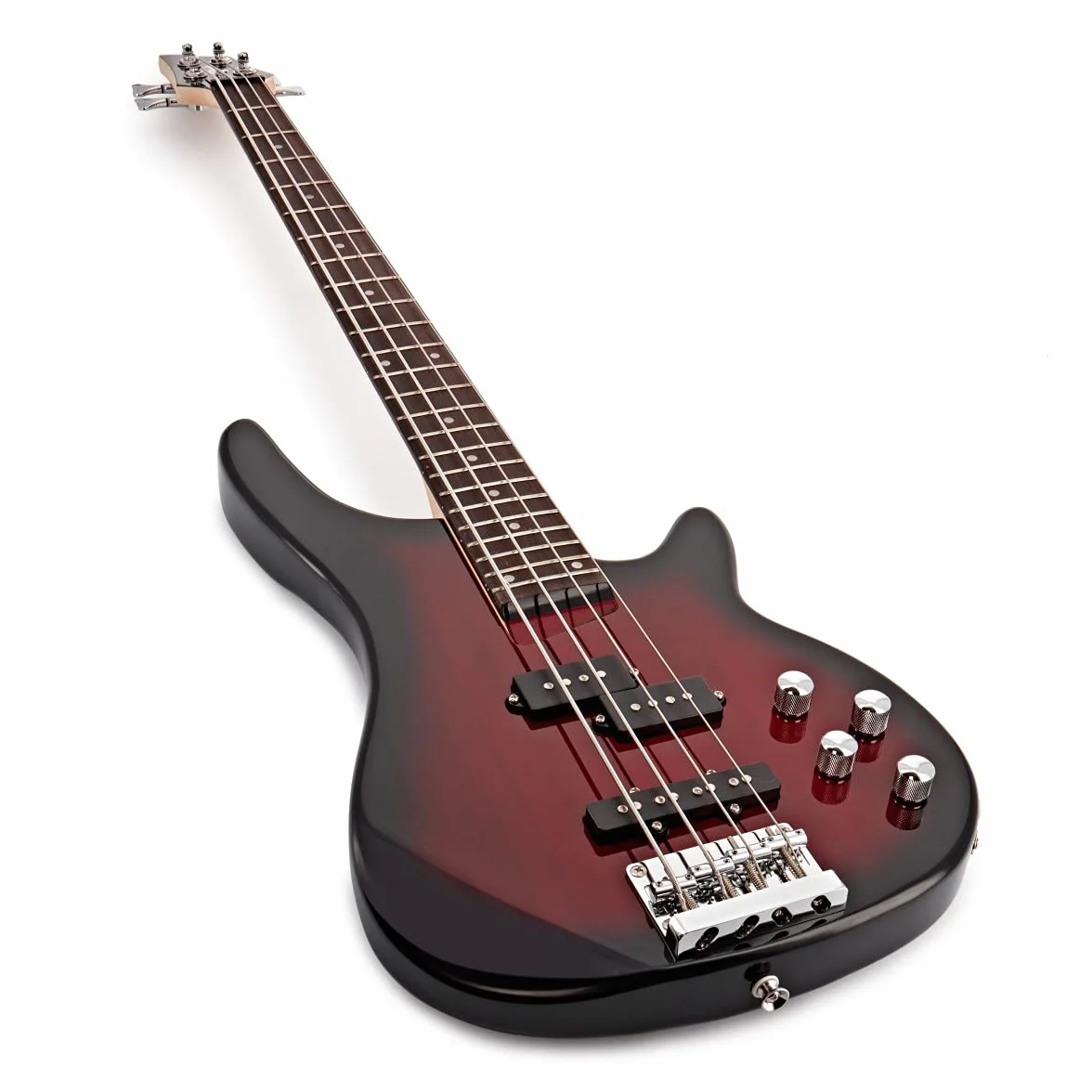 Gear4music Bajo Electrico Chicago con Amplificador para Principiantes