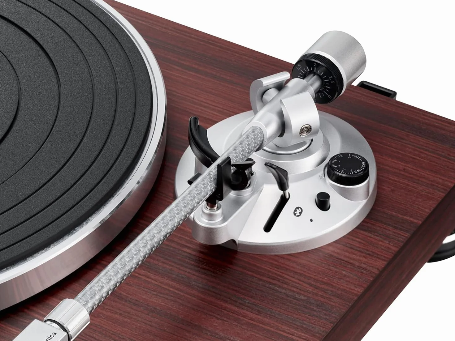 Audio-Technica LPW50BTRW Giradiscos Inalámbrico con tracción por correa Palisandro