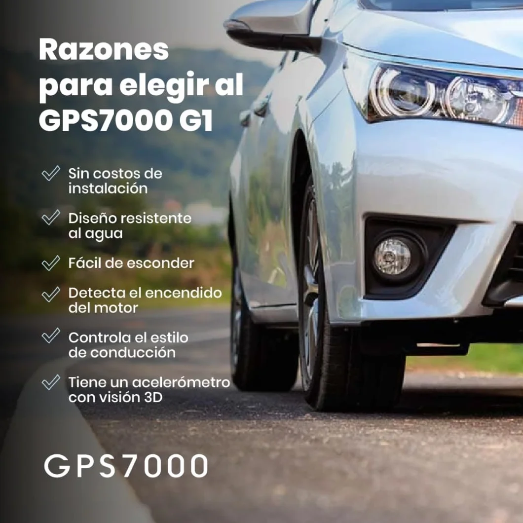GPS7000-4G Localizador GPS de 2 Cables, Oculto para vehículos | 30 días de Servicio incluidos | Fácil autoinstalación | Tras los 30 días Puede suscribirse voluntariamente | Sin Cargos Ocultos