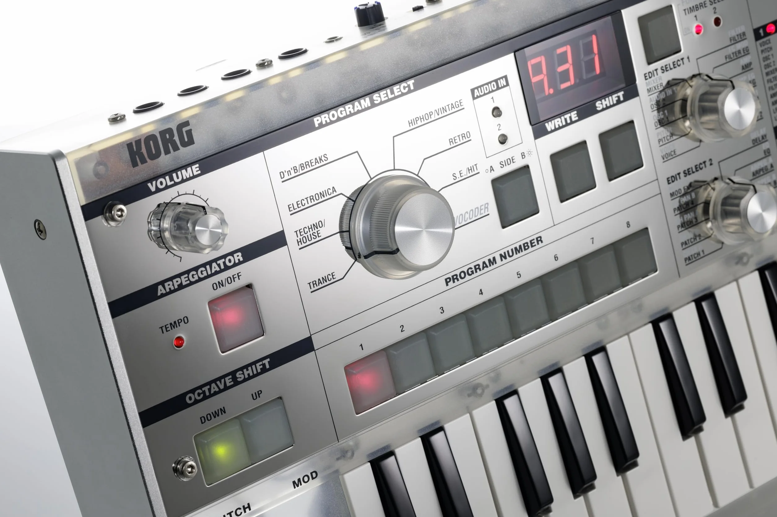 Korg - MicroKORG Crystal - 37 Key Sintetizador de modelado analógico con vocoder - Edición limitada