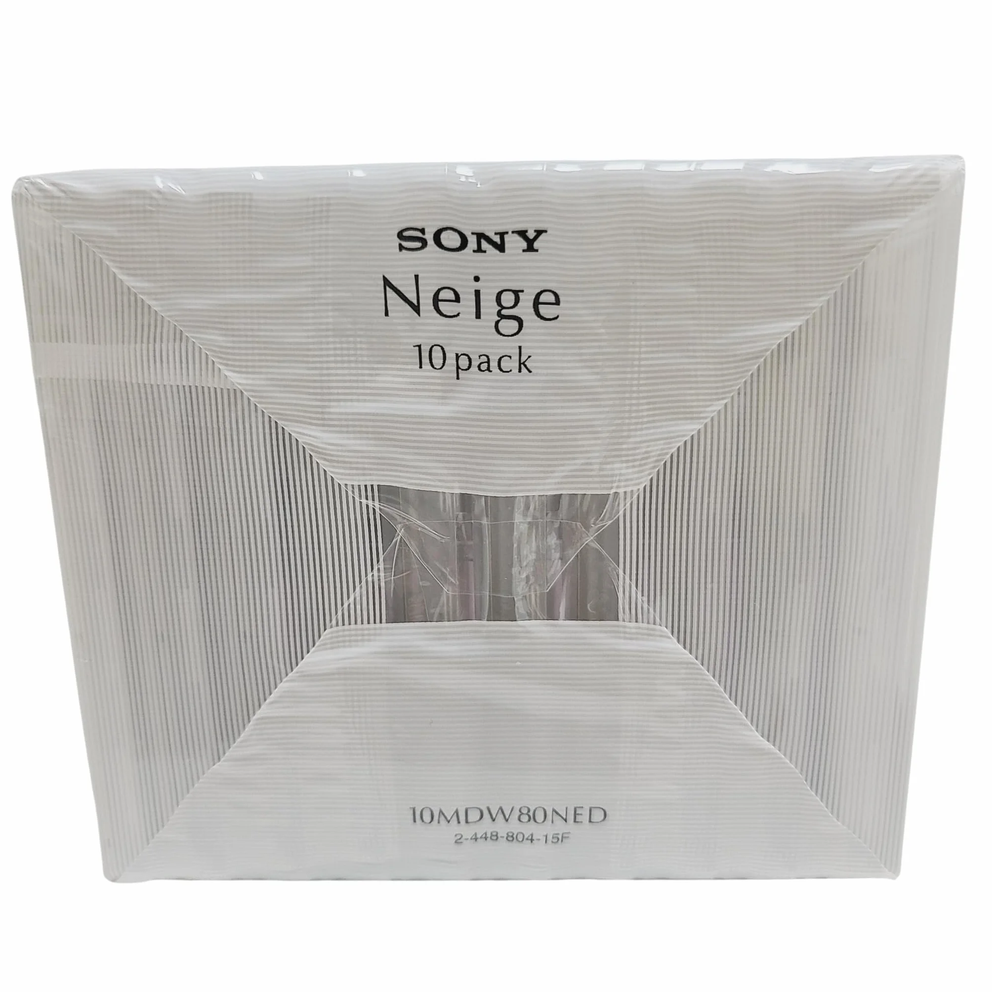 Sony Neige 80 Minutos en Blanco minidisc Paquete de 10 Discos