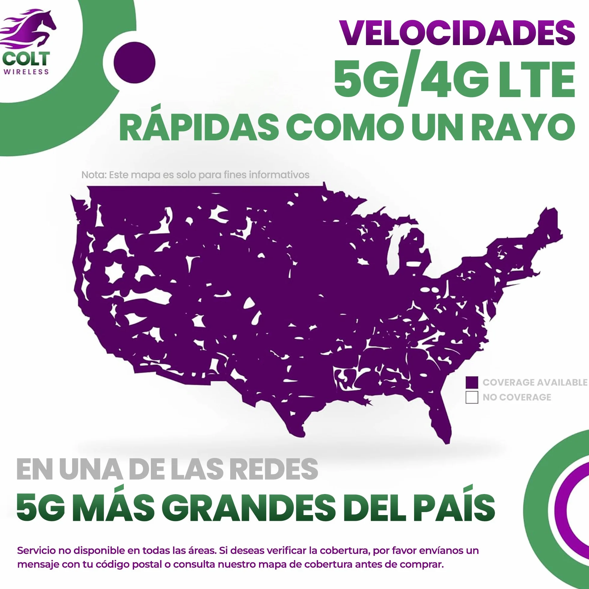 Tarjeta SIM Prepago Física Colt Wireless de 30 Días Desde EE. UU. con 15GB de Datos 4G LTE/5G Ilimitados, Llamadas y SMS a más de 90 Países, Plan Prepago con Hotspot Móvil, Activación Fácil