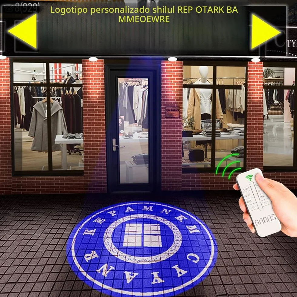 LED 80W GOBO Luz Logo Proyector IP67 Impermeable Para Interior y Al Aire Libre Para Tienda Boda Eventos Publicidad