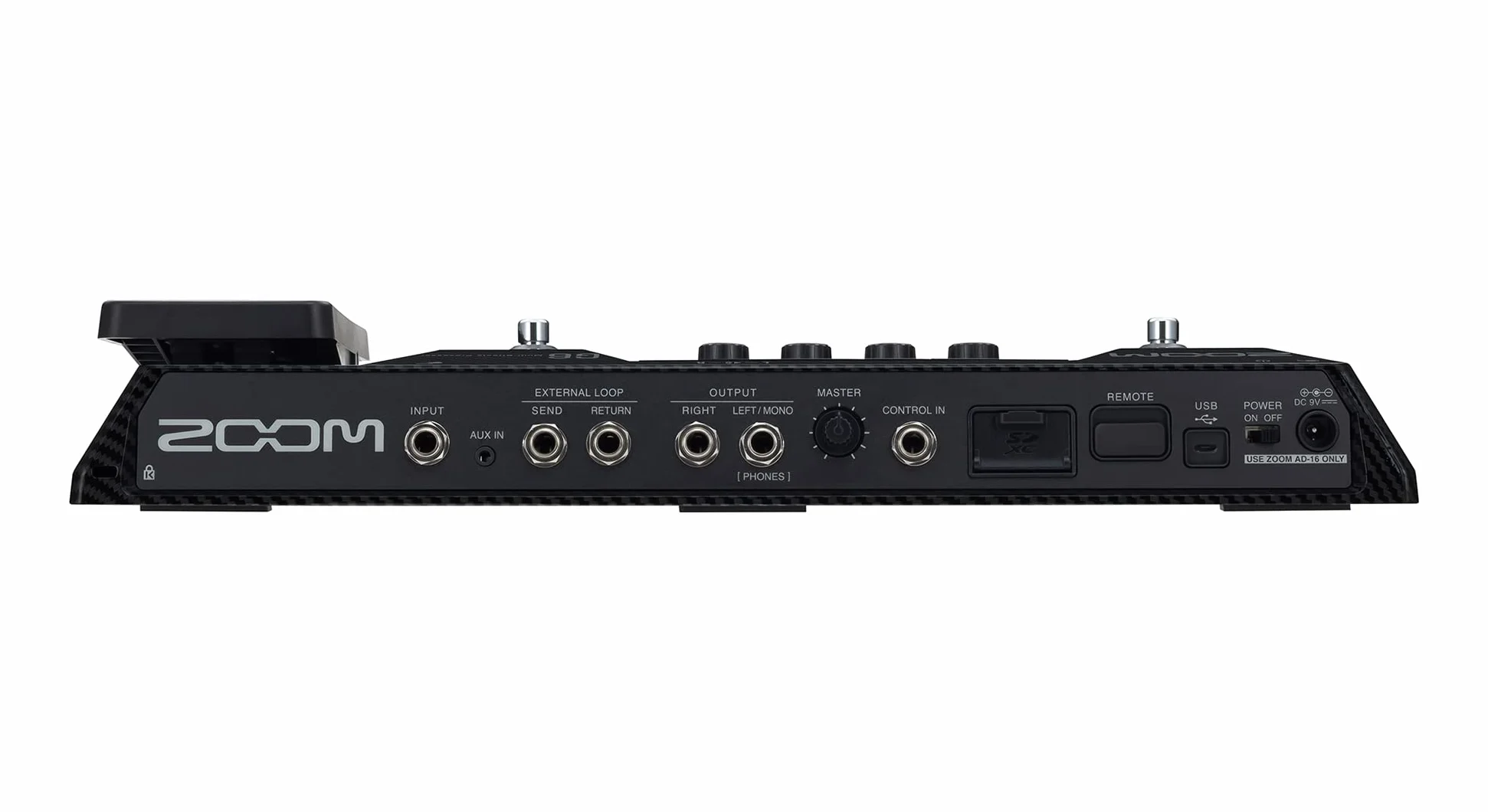 Zoom - G6 - Pedalera multiefectos, amp-simulator, interface de audio