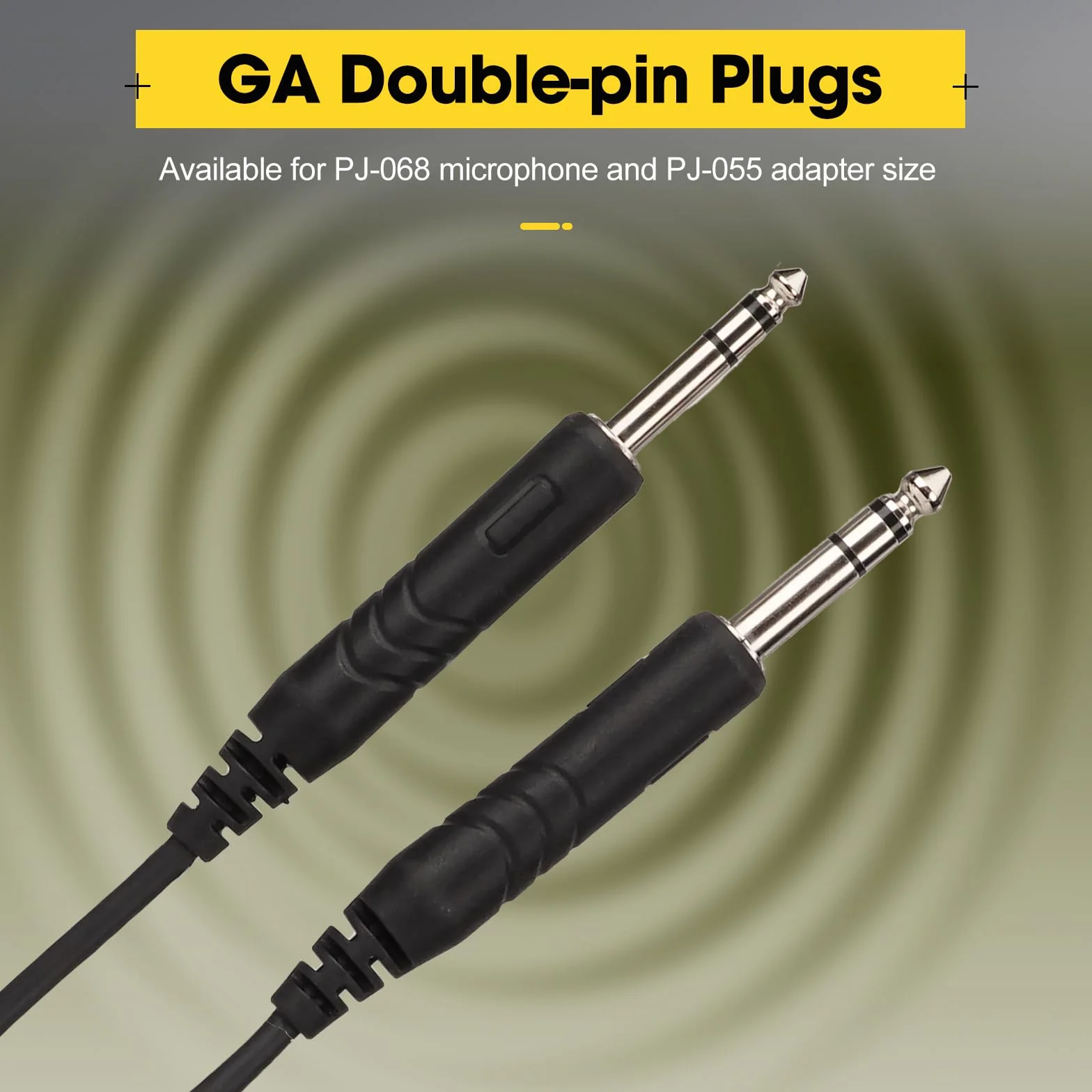 Retevis EHG001 - Auriculares de aviación Premium para Pilotos, Mono y estéreo, reducción de Ruido pasiva, micrófono con cancelación de Ruido, reposacabezas de Gel para Orejas, Diadema de Ajuste
