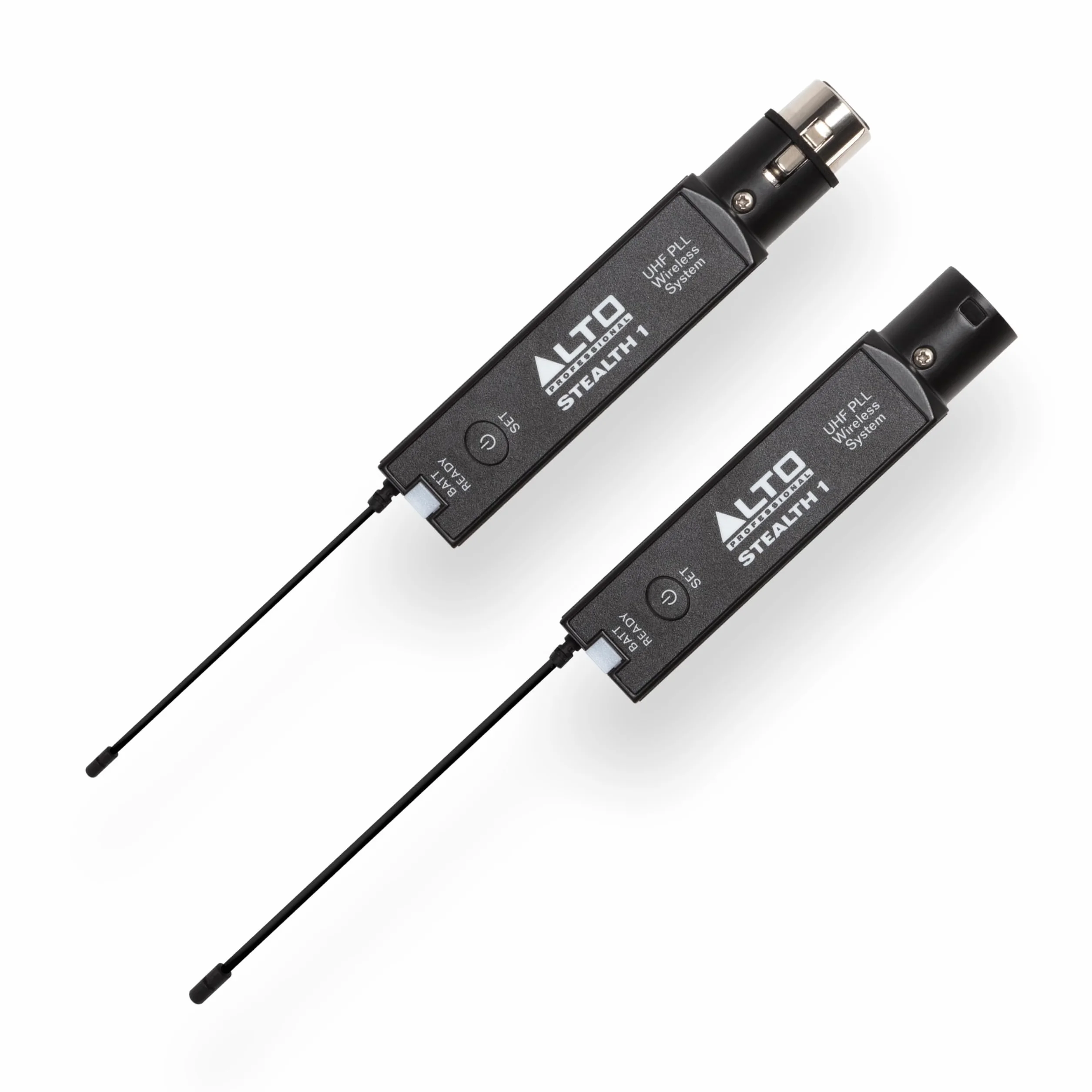 Alto Stealth 1 Sistema de Audio Inalámbrico Mono XLR UHF, Transmisor/Receptor para Altavoces Autoamplificados, Mesa de Mezclas y Micrófonos Dinámicos