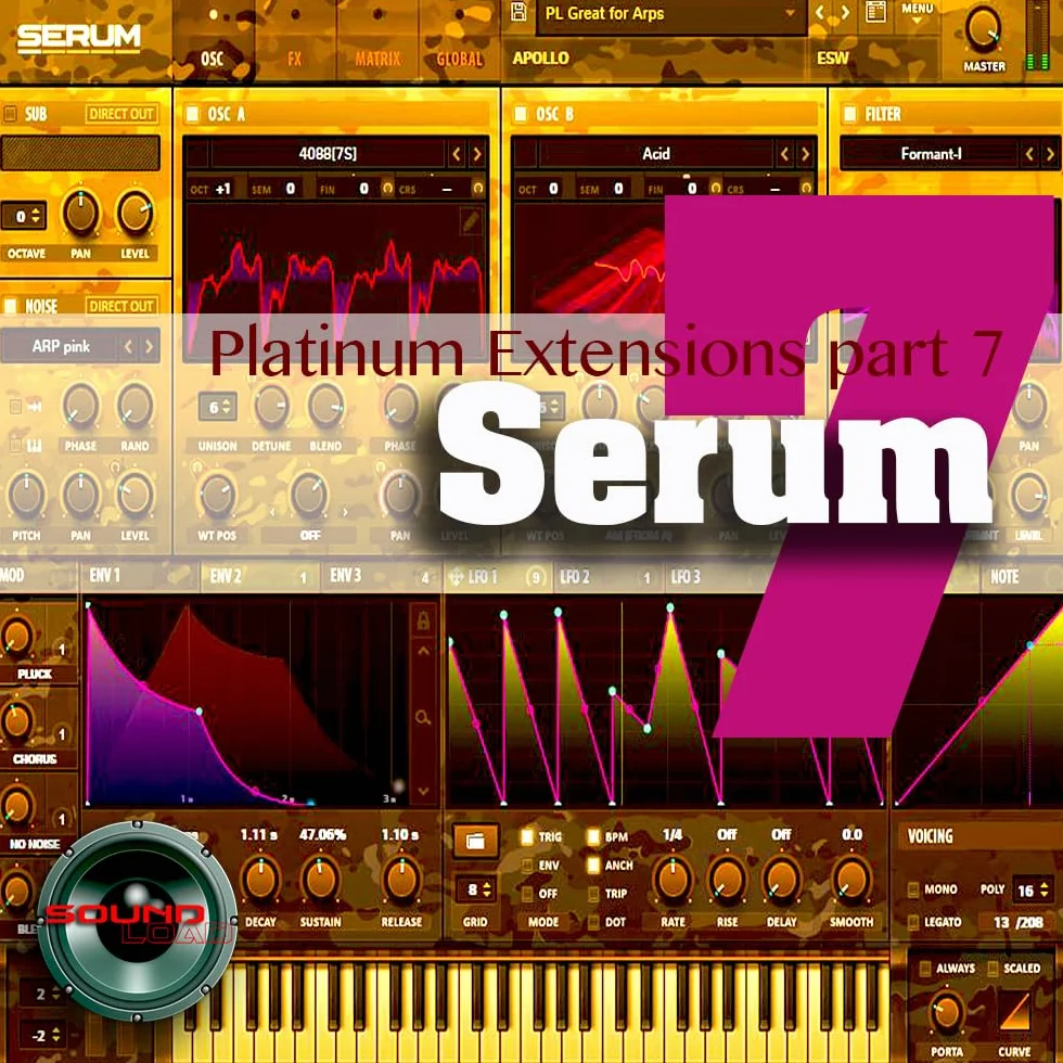 Para SERUM xFer Platinum Extension MEGA Bundle - Grandes esenciales de más de 50 GB 80.000 preajustes y parches