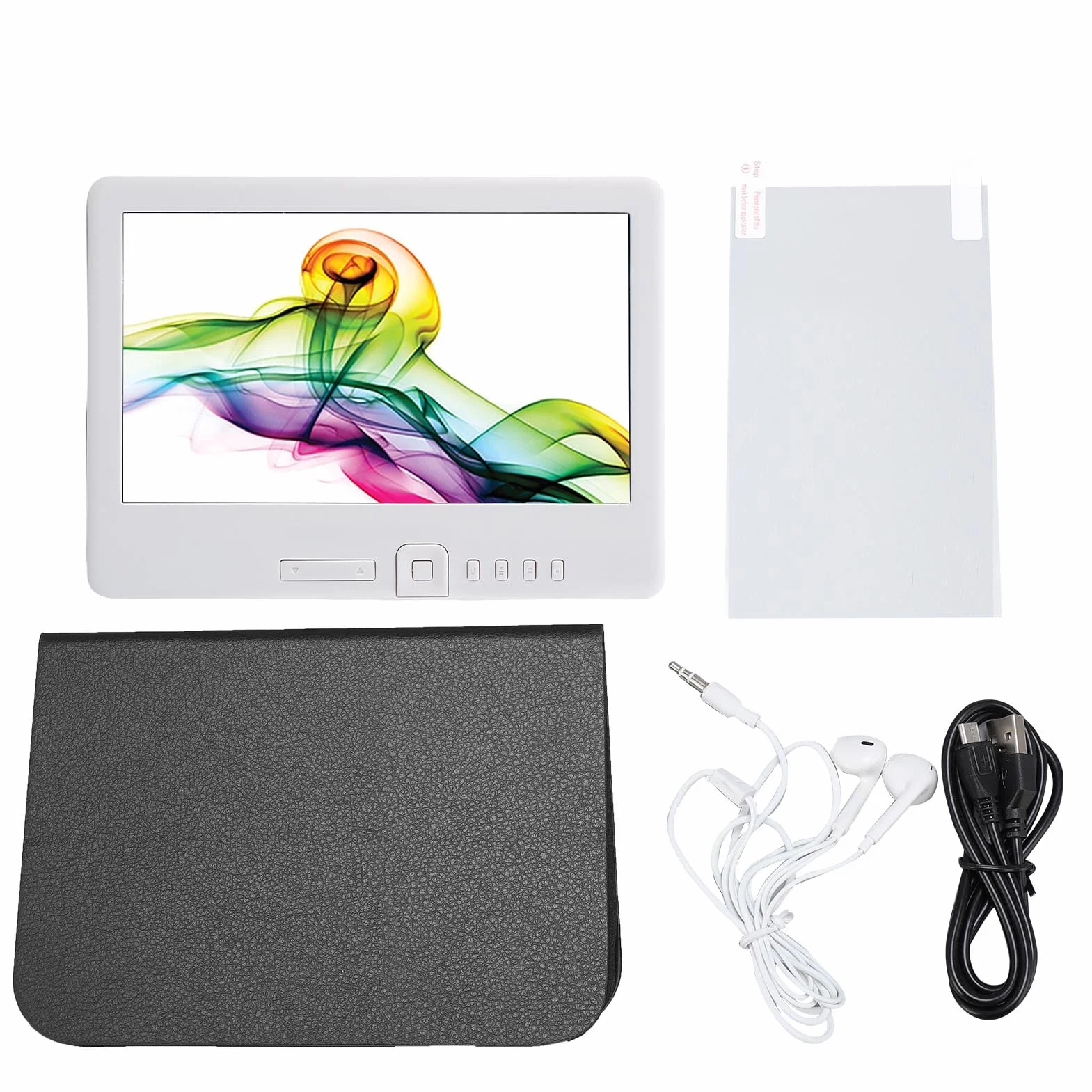 Lector Electrónico Portátil de 7 Pulgadas, Pantalla TFT LCD 16:9, 16G, Protector de Pantalla, Funda para Auriculares