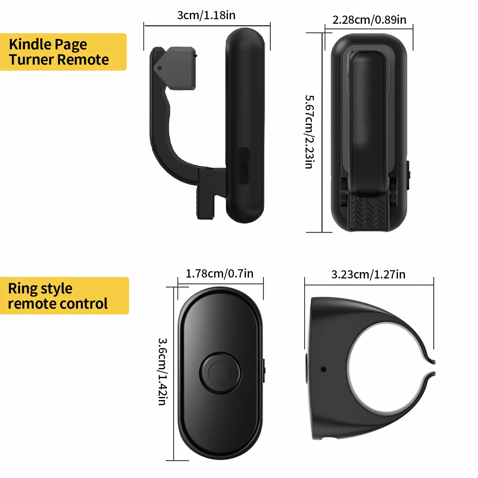 Volteador de Páginas para Ebook Portátil Diseño Ergonómico
